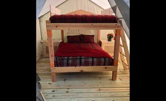 The Dyrt's photo of glamping accommodations at Journeys End Field of Dreams near Richmond, ME