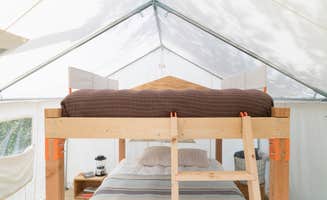 The Dyrt's photo of glamping accommodations at Pearl Brook Farm Overlook near Holden, ME