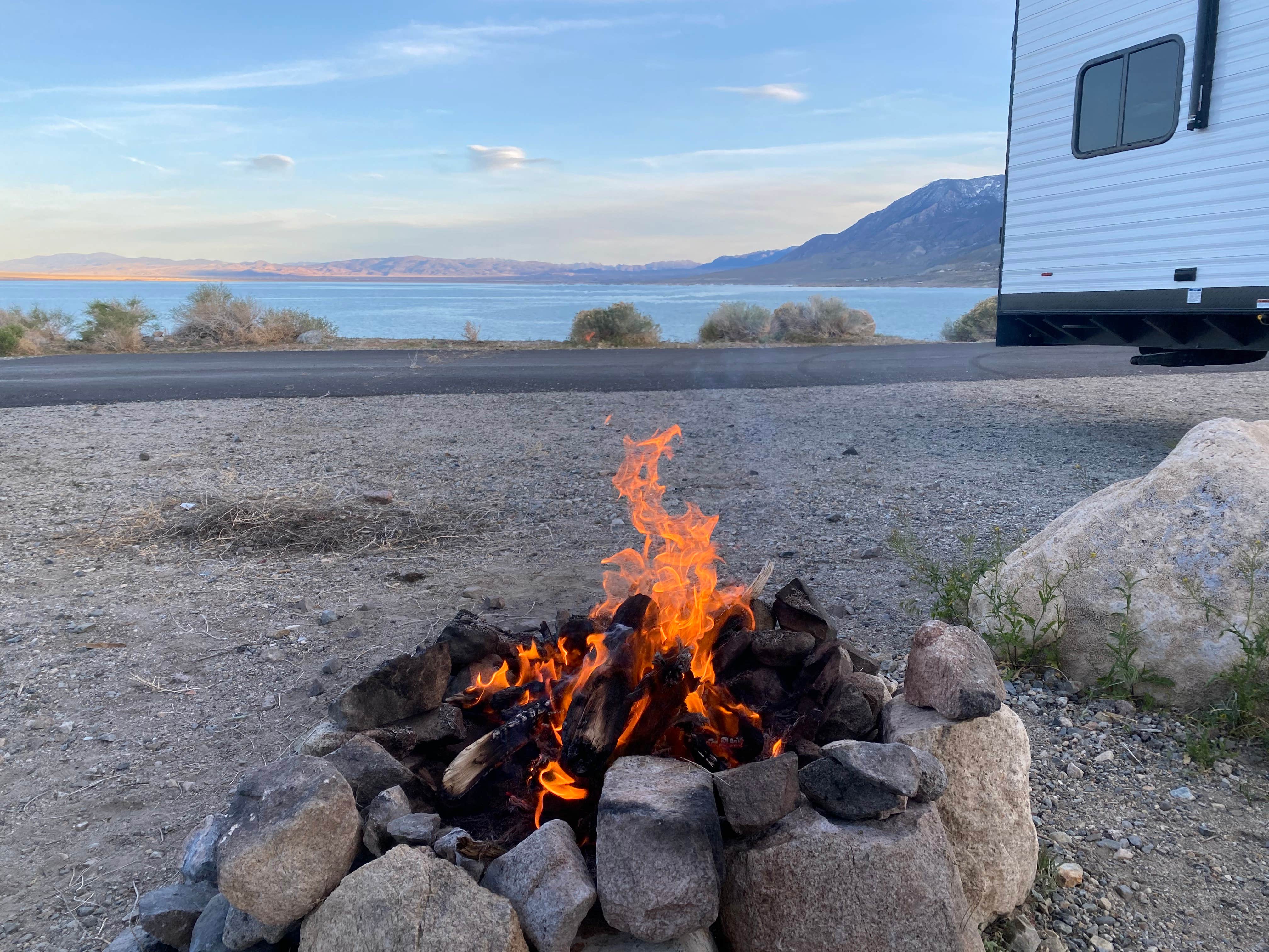 Patricia N.'s photo of rv camping at Sportsman's Beach near Hawthorne, NV