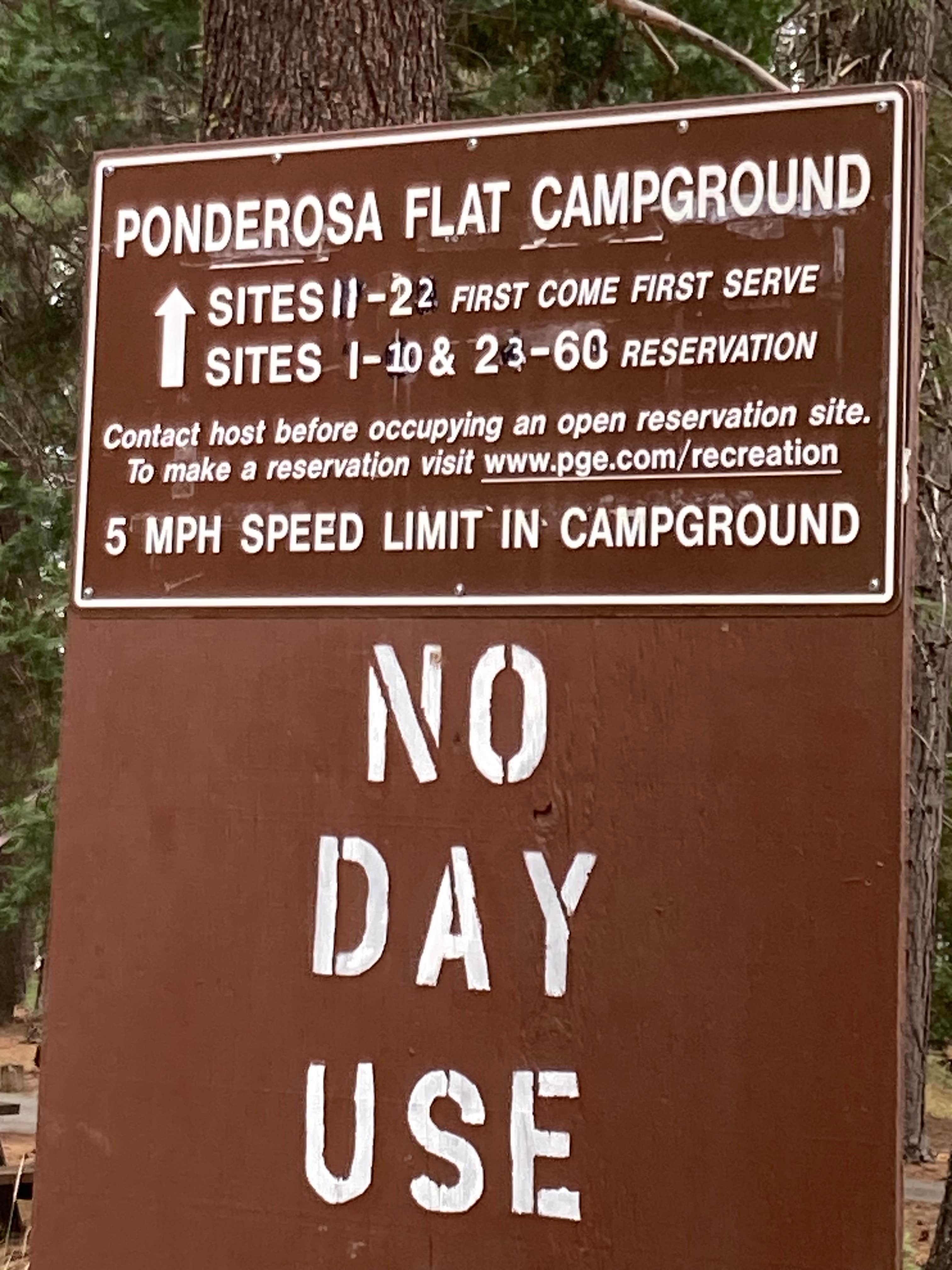 Camper submitted image from Ponderosa Flat Campground - 4