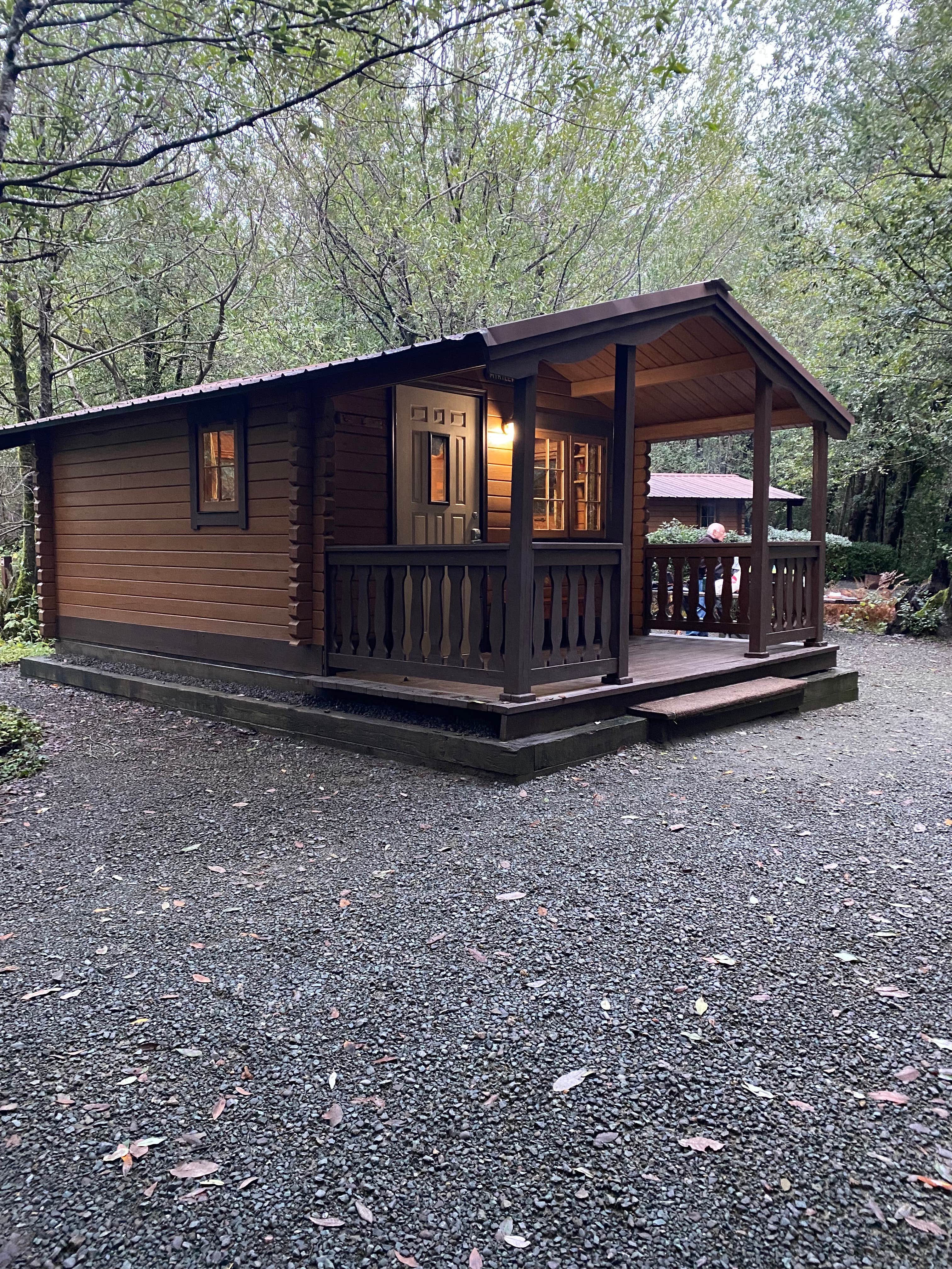 Patricia N.'s photo of glamping accommodations at Alfred A. Loeb State Park Campground near Ophir, OR