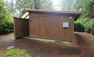 Mike's photo of a cabin at Fort Stevens State Park Campground near Bay City, OR