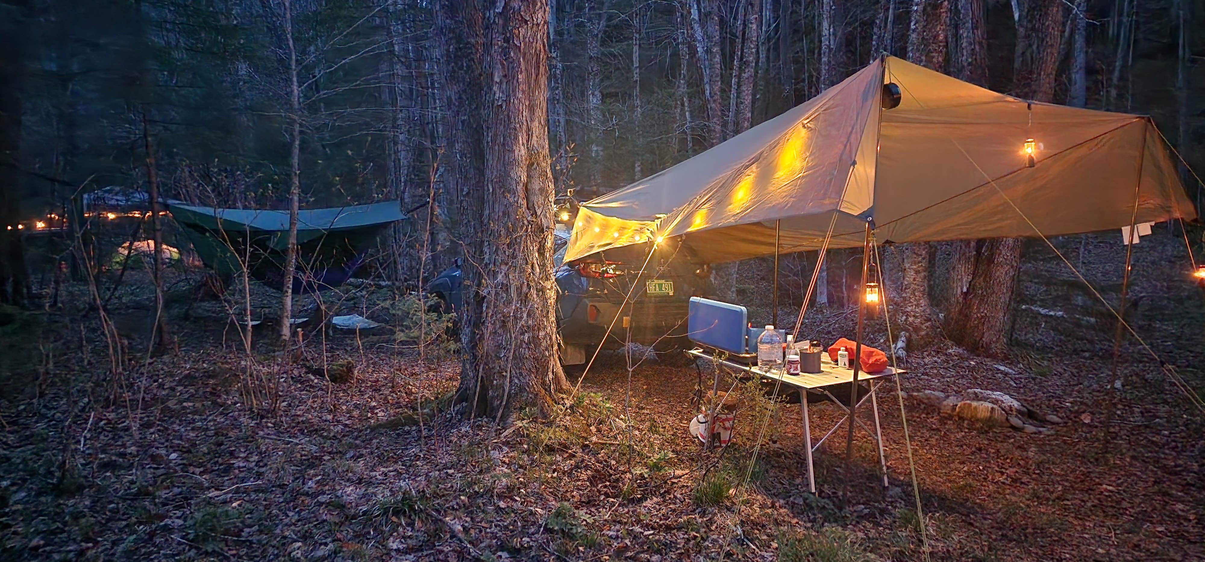 Miccal  M.'s photo of a dispersed camping area at Patterson Brookside camp on West Hill Road near Bradford, VT