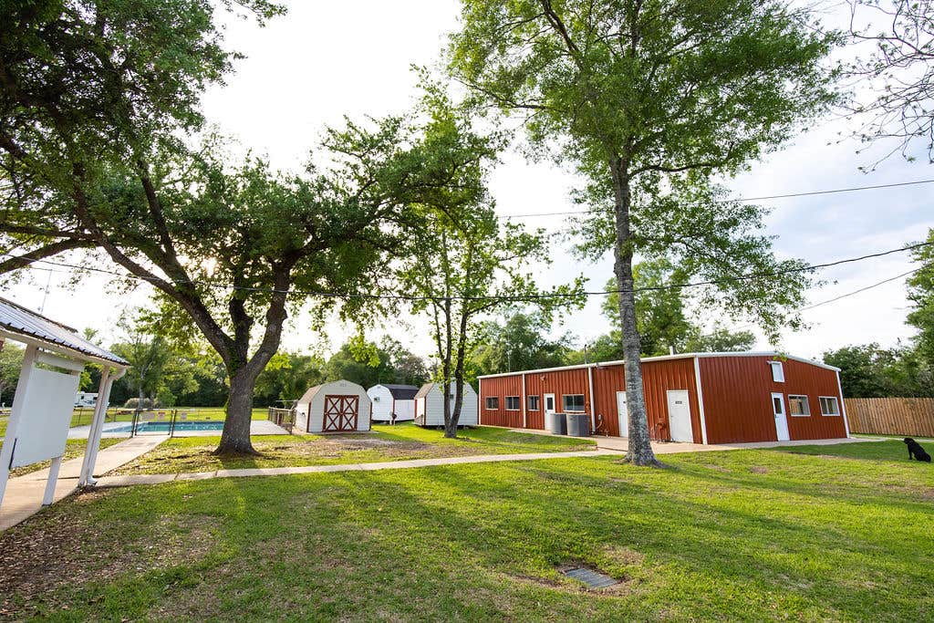 Abby F.'s photo of camping with pets at Vinton RV Park near Orange, TX