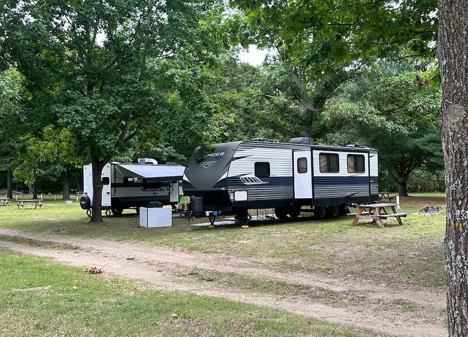 The Dyrt's photo of rv camping at Secord Lake Campground near Au Gres, MI