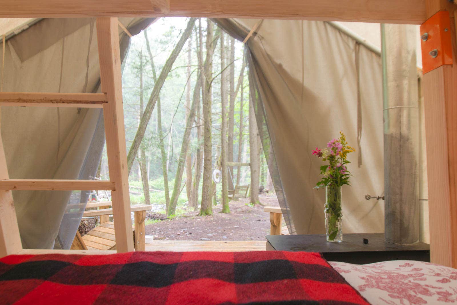 The Dyrt's photo of glamping accommodations at Brookside at Camp Relevé near Wurtsboro, NY