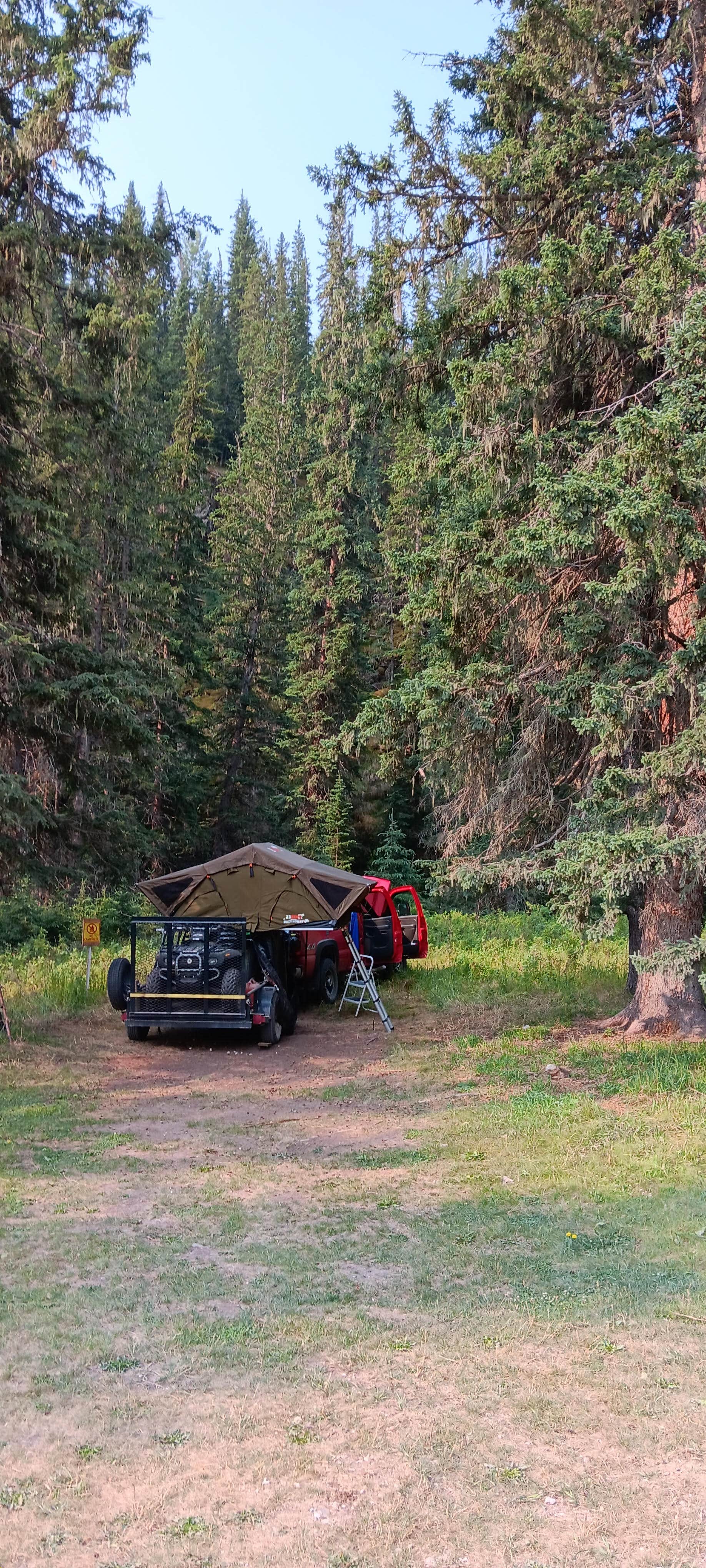 Tim K.'s photo of a dispersed camping area at Spring Creek Road near Hot Springs, SD