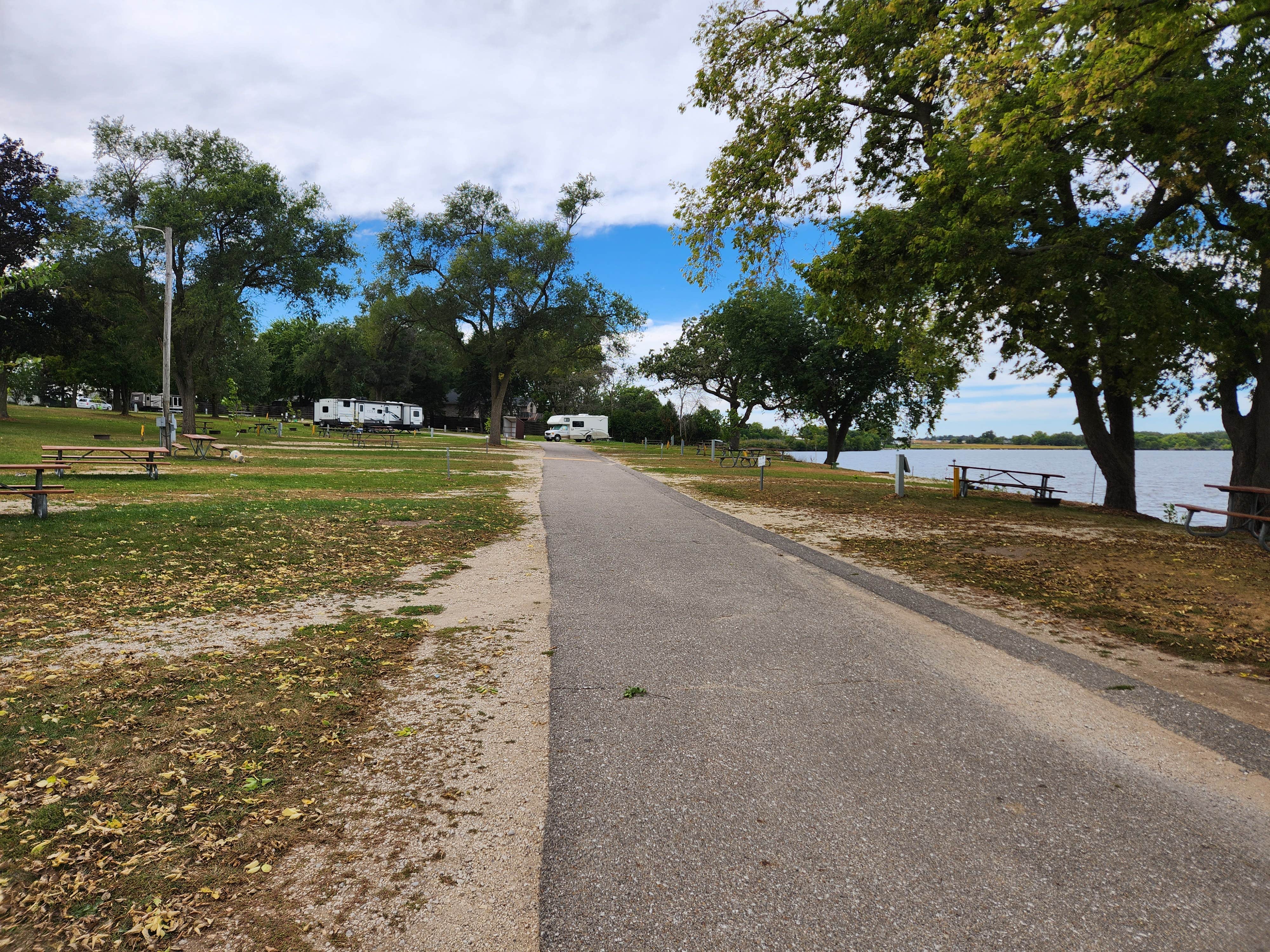 Ryan S.'s photo of camping with pets at Cedar View Park near Osage, IA