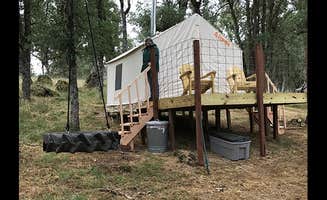 The Dyrt's photo of glamping accommodations at Trank Family Farm Campsite near Foresthill, CA