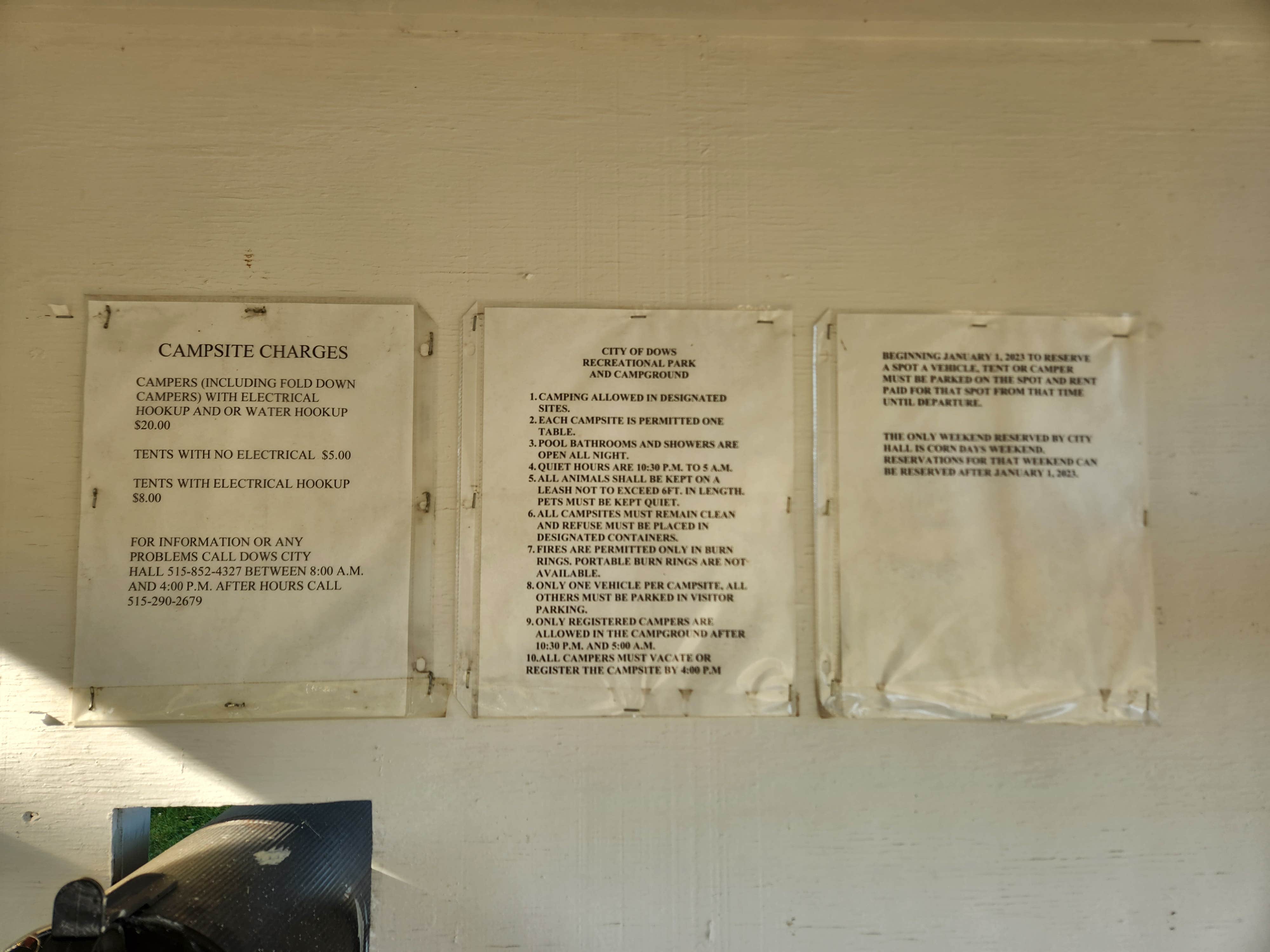 Camper-submitted photo at Dows Pool Park & Campground near Badger, IA