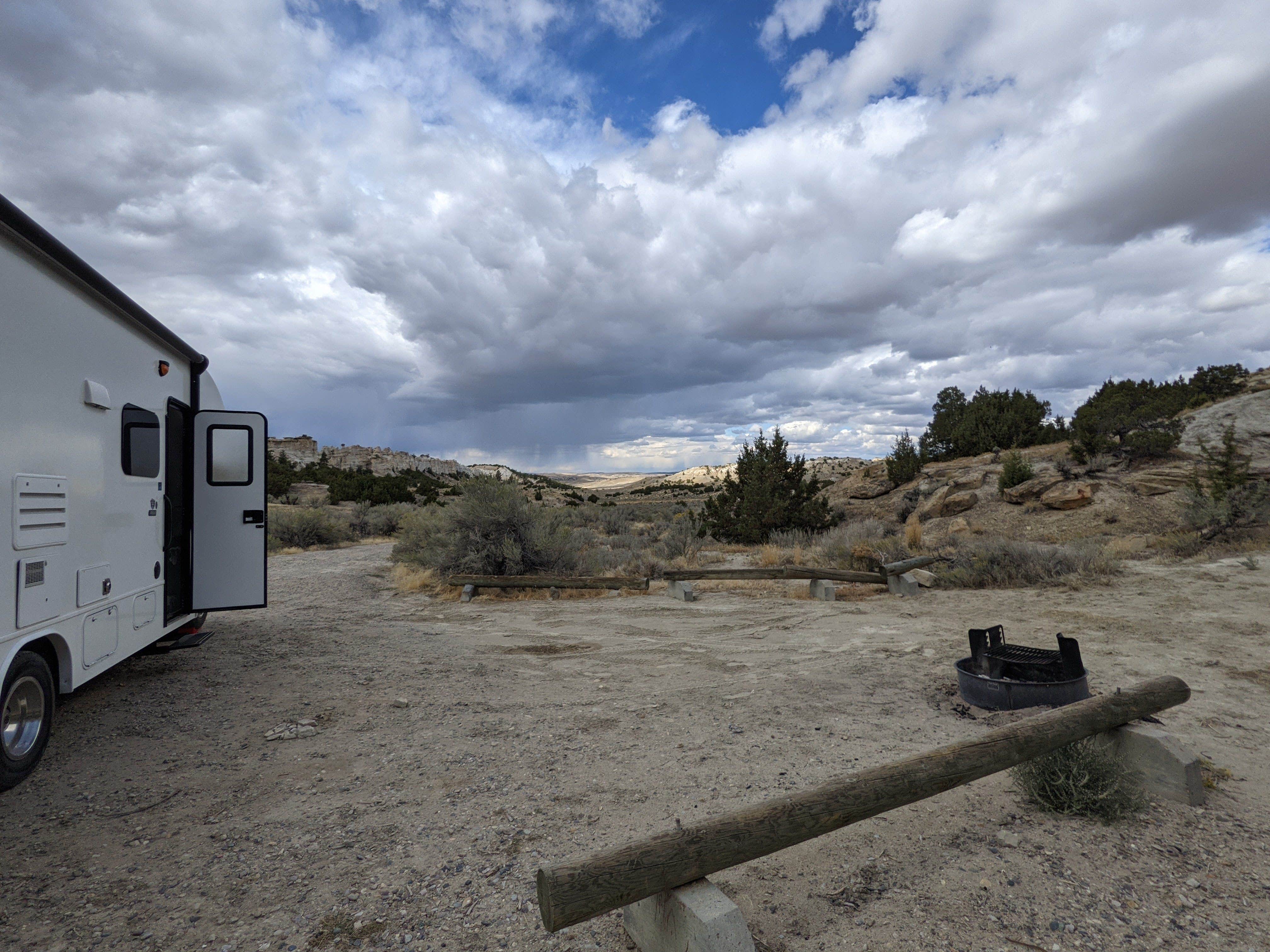 Laura M.'s photo of rv camping at Castle Gardens near Worland, WY
