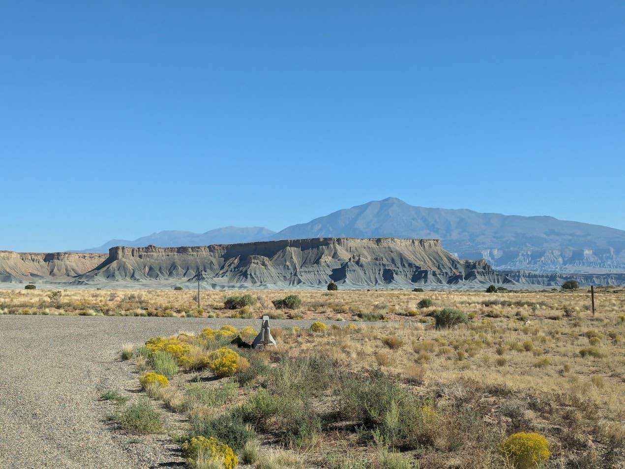 Camper submitted image from Dispersed CS with a view of Grand Gulch Trail high above Halls Creek - 2