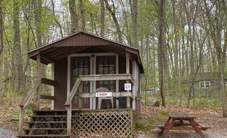 Stuart K.'s photo of a cabin at Pinch Pond Family Campground & RV Park near Mount Joy, PA