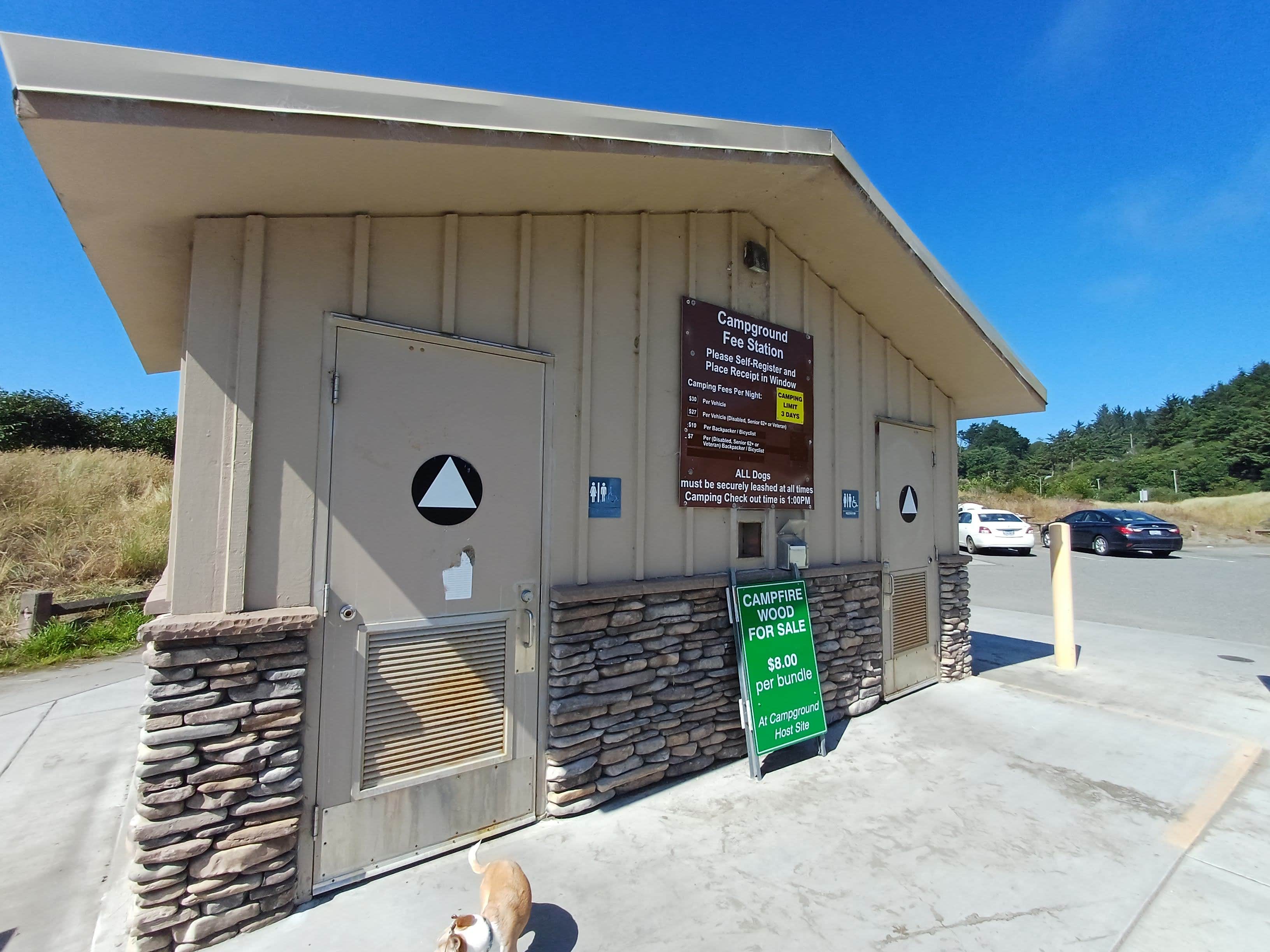 Laura M.'s photo of camping with pets at Clam Beach County Park near Fields Landing, CA