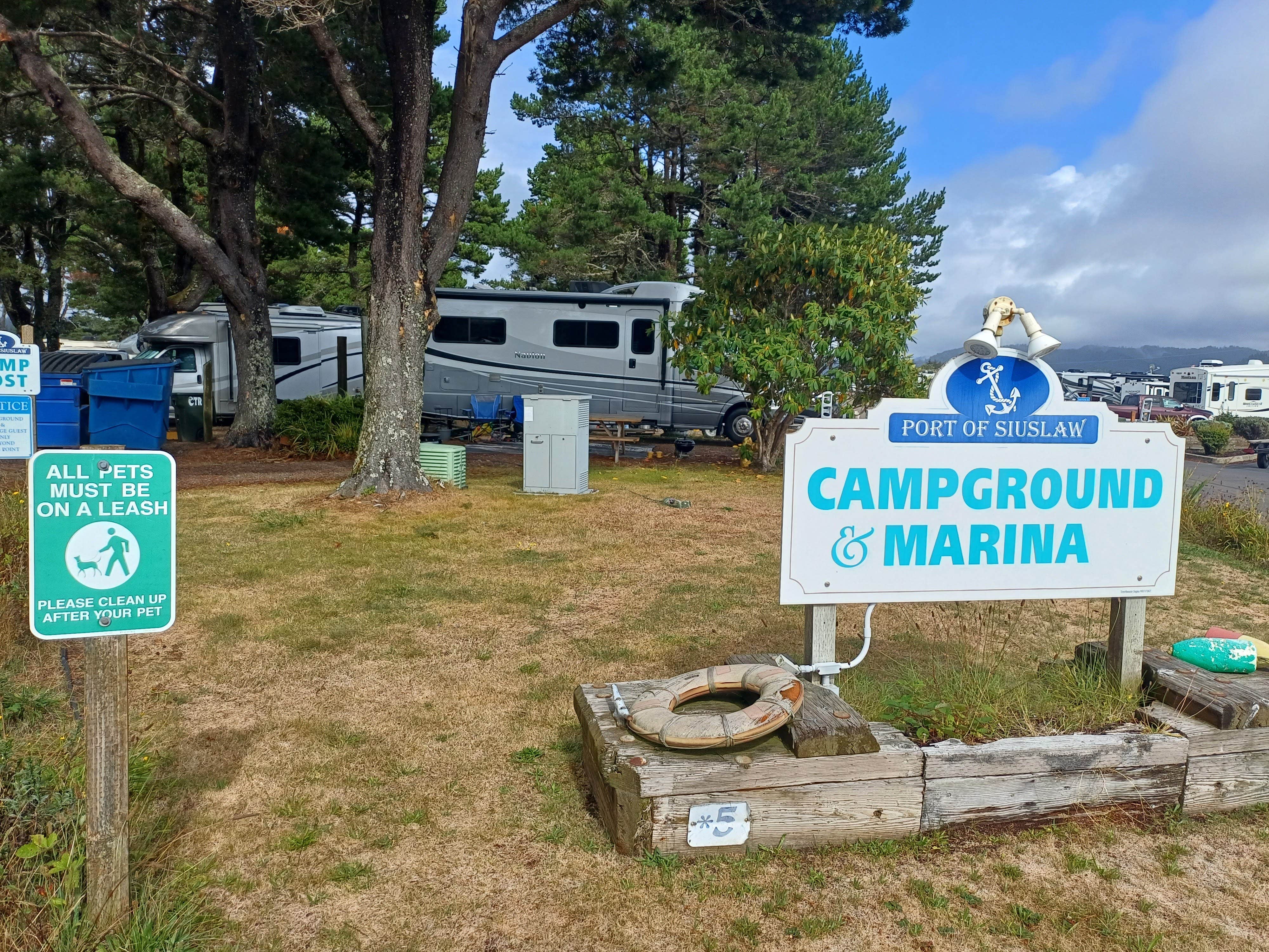 Laura M.'s photo of rv camping at Port of Siuslaw Campground & Marina near Mapleton, OR