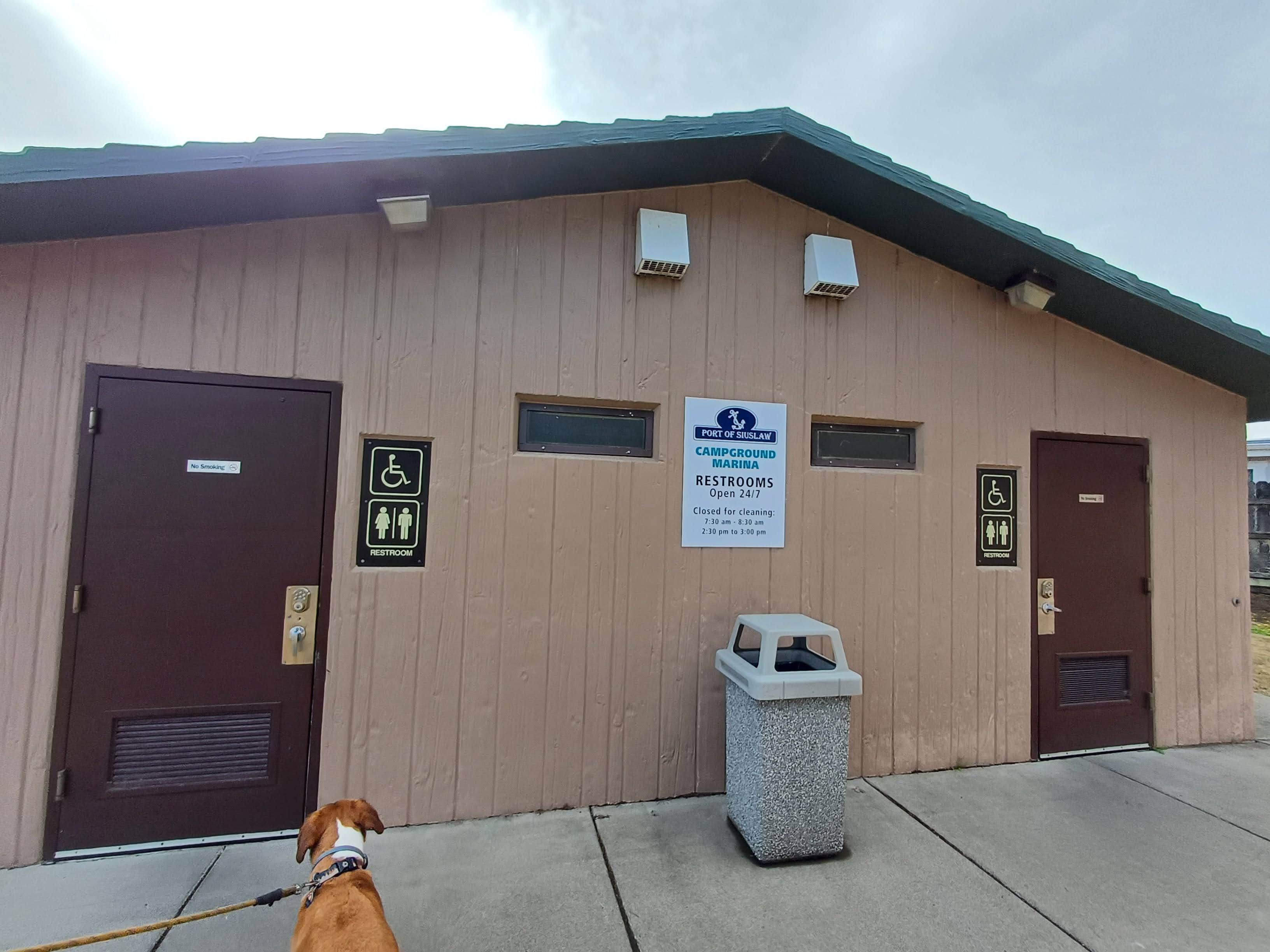 Laura M.'s photo of camping with pets at Port of Siuslaw Campground & Marina near Florence, OR