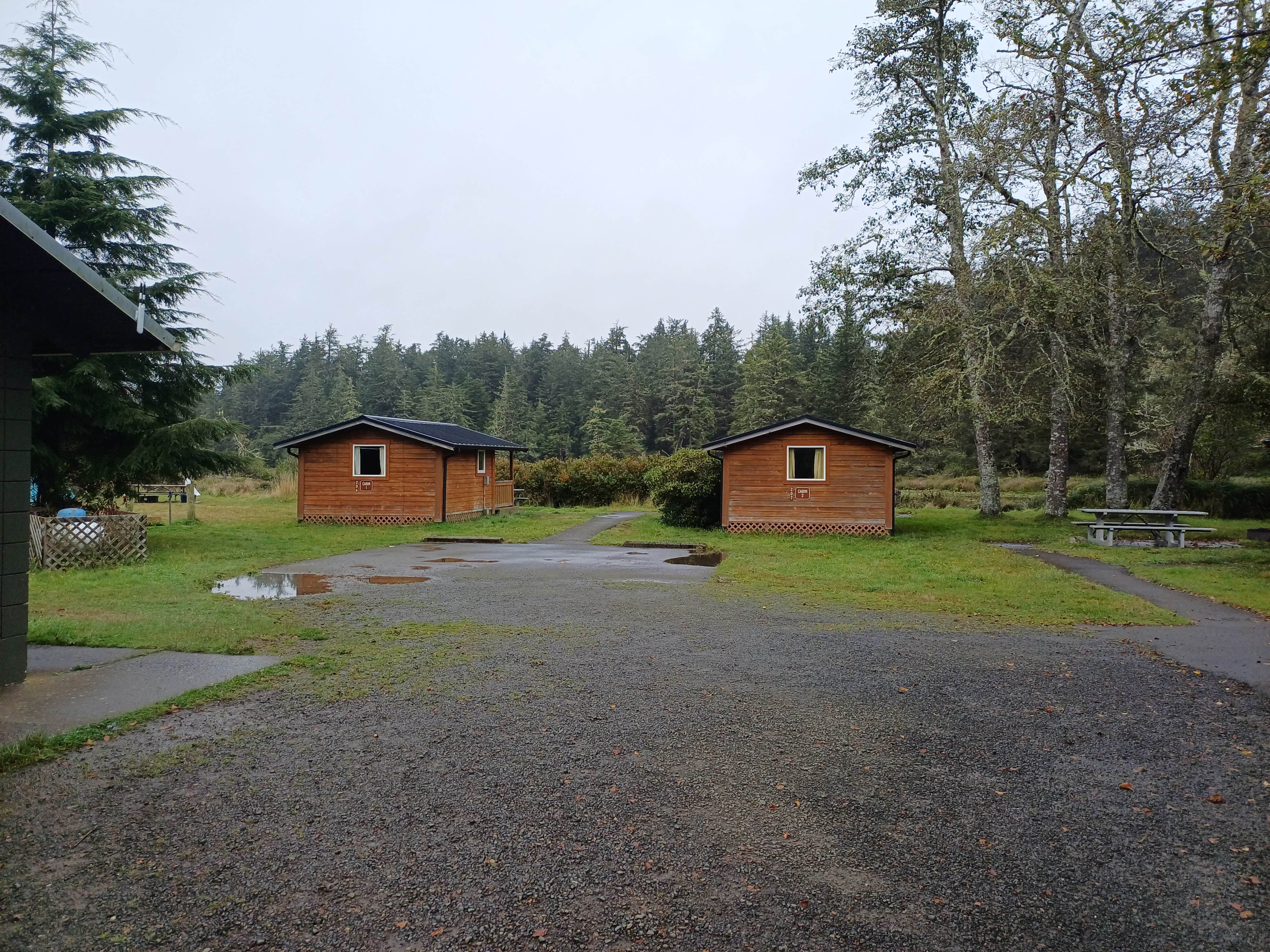 Laura M.'s photo of glamping accommodations at Cape Disappointment State Park Campground near Astoria, OR