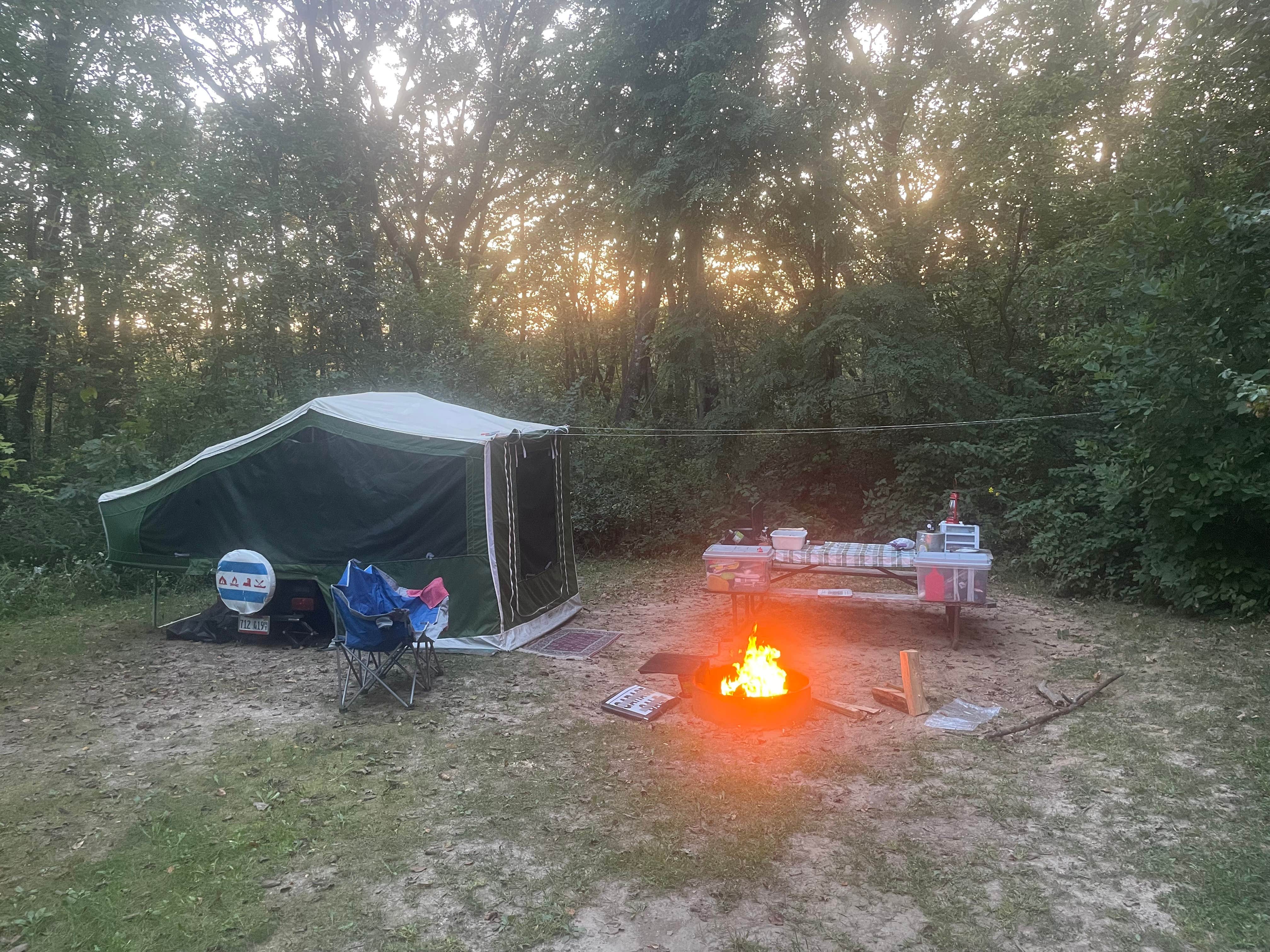 Brian O.'s photo at Yellowstone Lake State Park Campground near Lena, IL