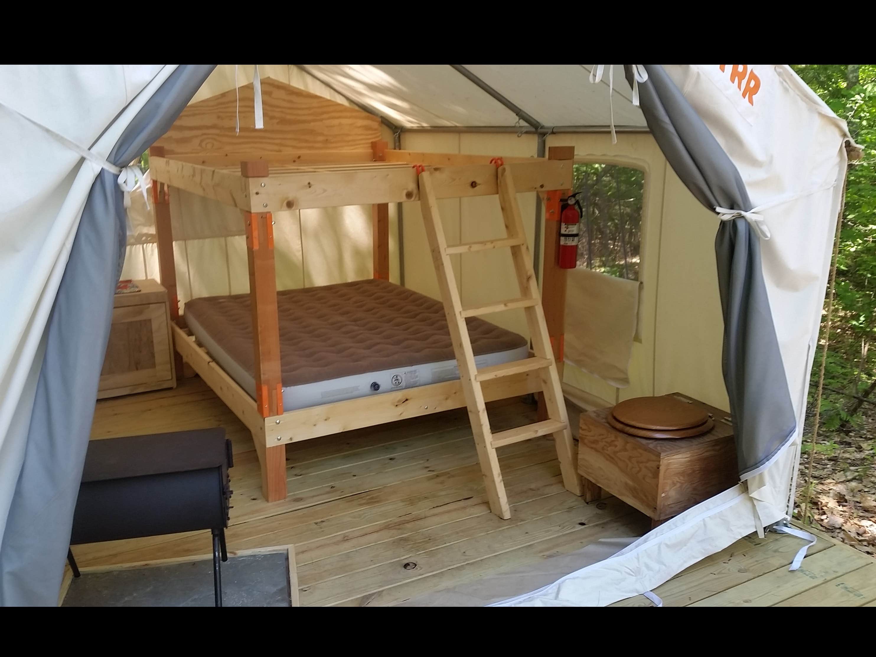 The Dyrt's photo of glamping accommodations at Lakefront at Big Clemons near Melvin Village, NH