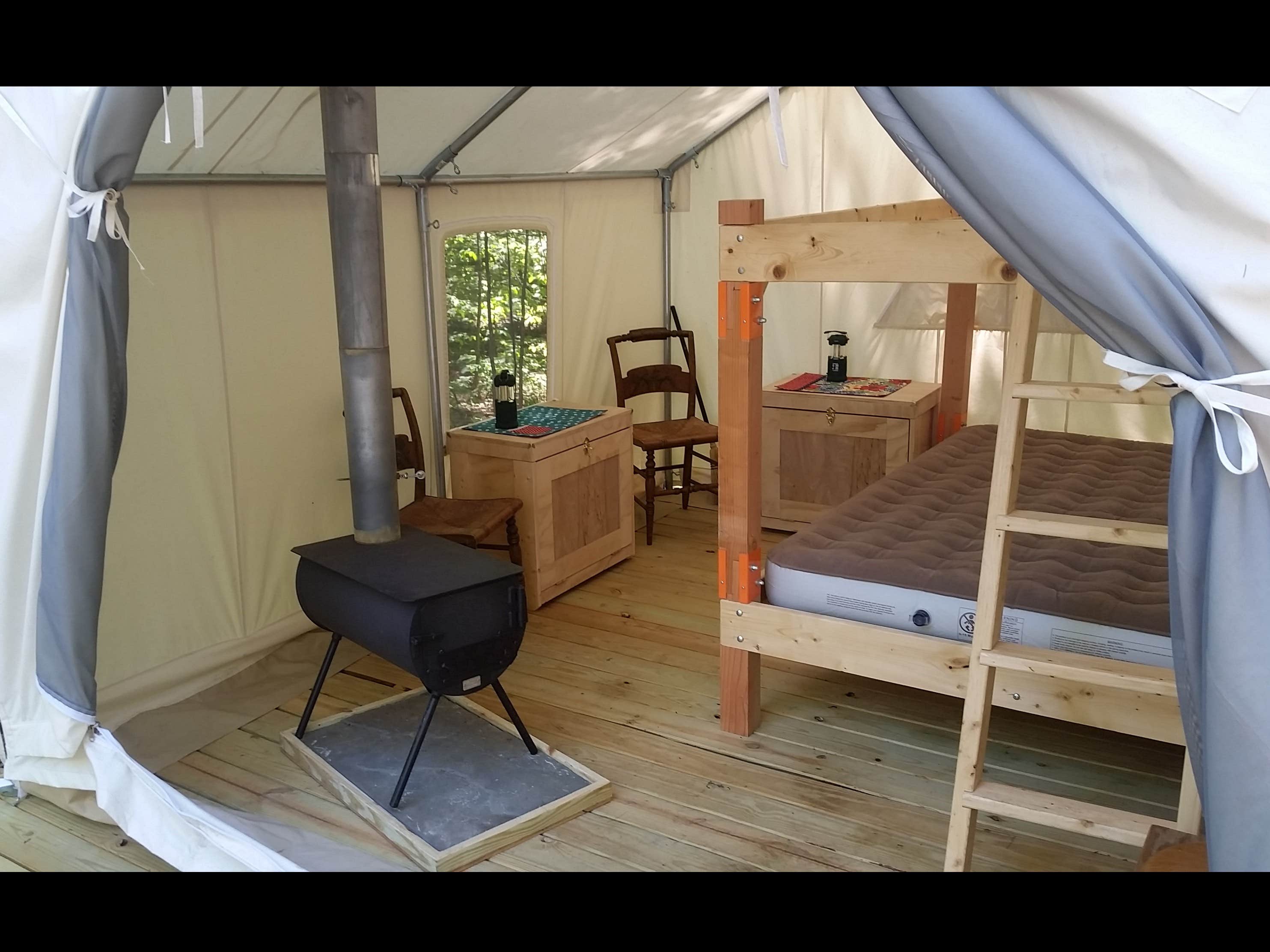 The Dyrt's photo of glamping accommodations at Lakefront at Big Clemons near West Newfield, ME