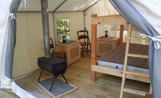 The Dyrt's photo of glamping accommodations at Lakefront at Big Clemons near Tuftonboro, NH