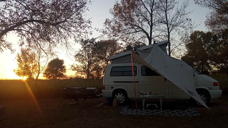 Chloe T.'s photo of rv camping at Kilen Woods State Park Campground near Wallingford, IA