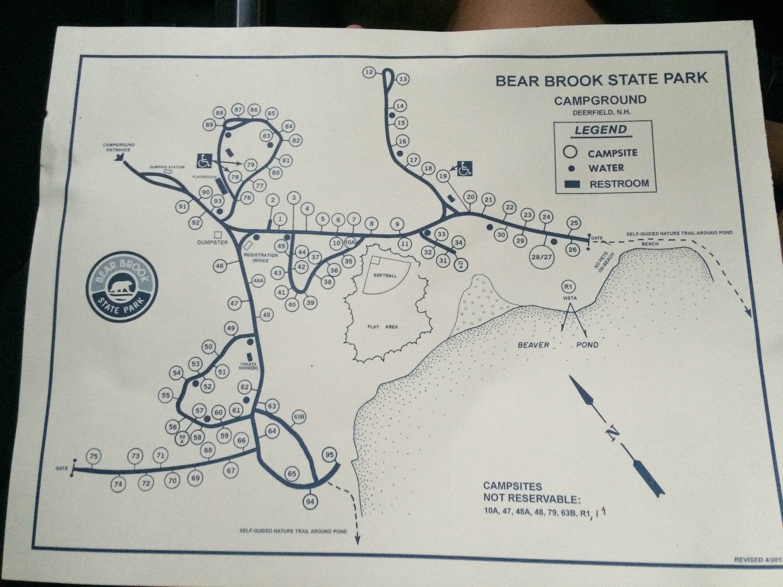 Camper-submitted photo at Bear Brook State Park Campground near Warner, NH