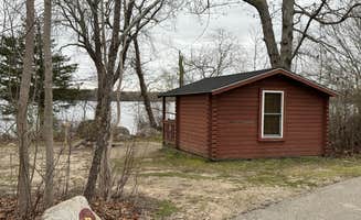 Lee D.'s photo of glamping accommodations at Burlingame State Park Campground near Stonington, CT
