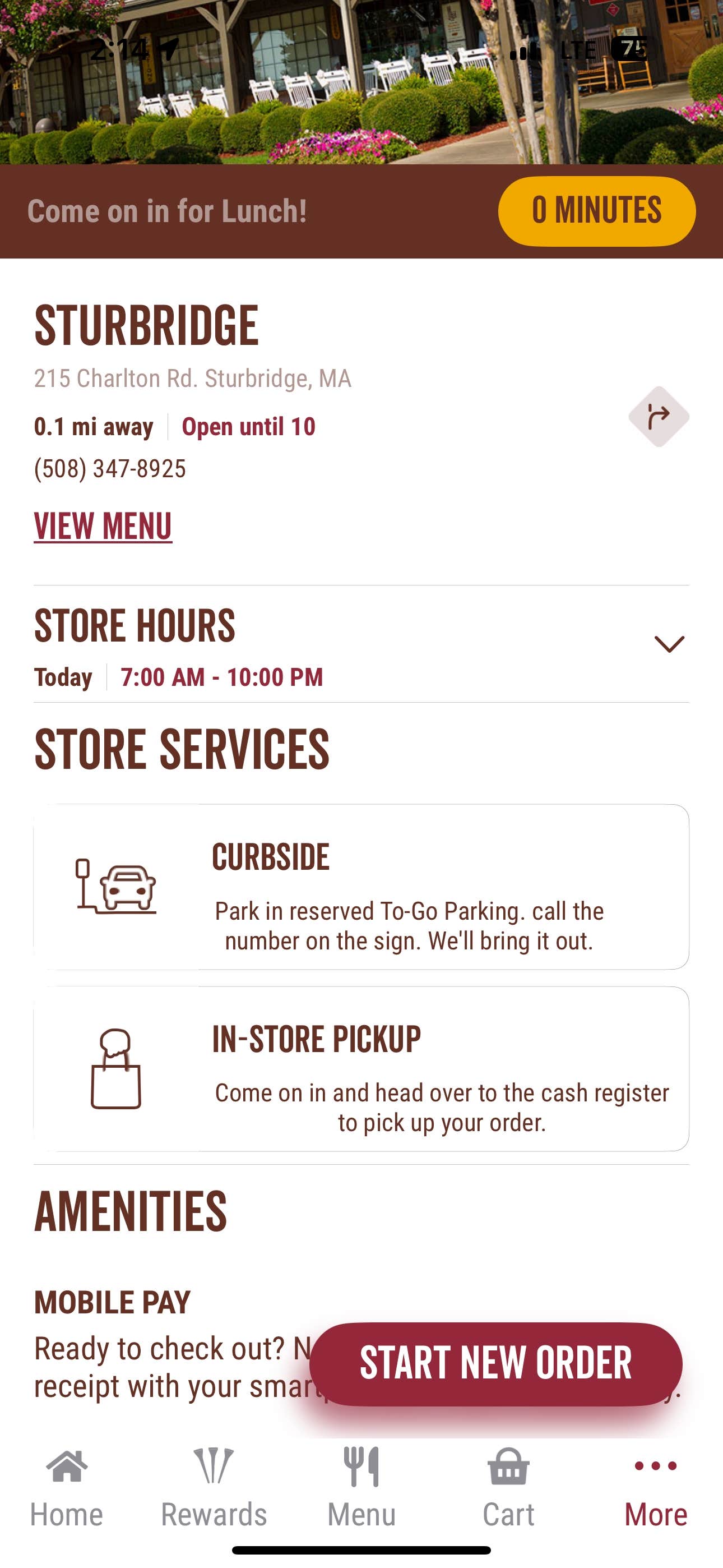 Cracker Barrel — Sturbridge