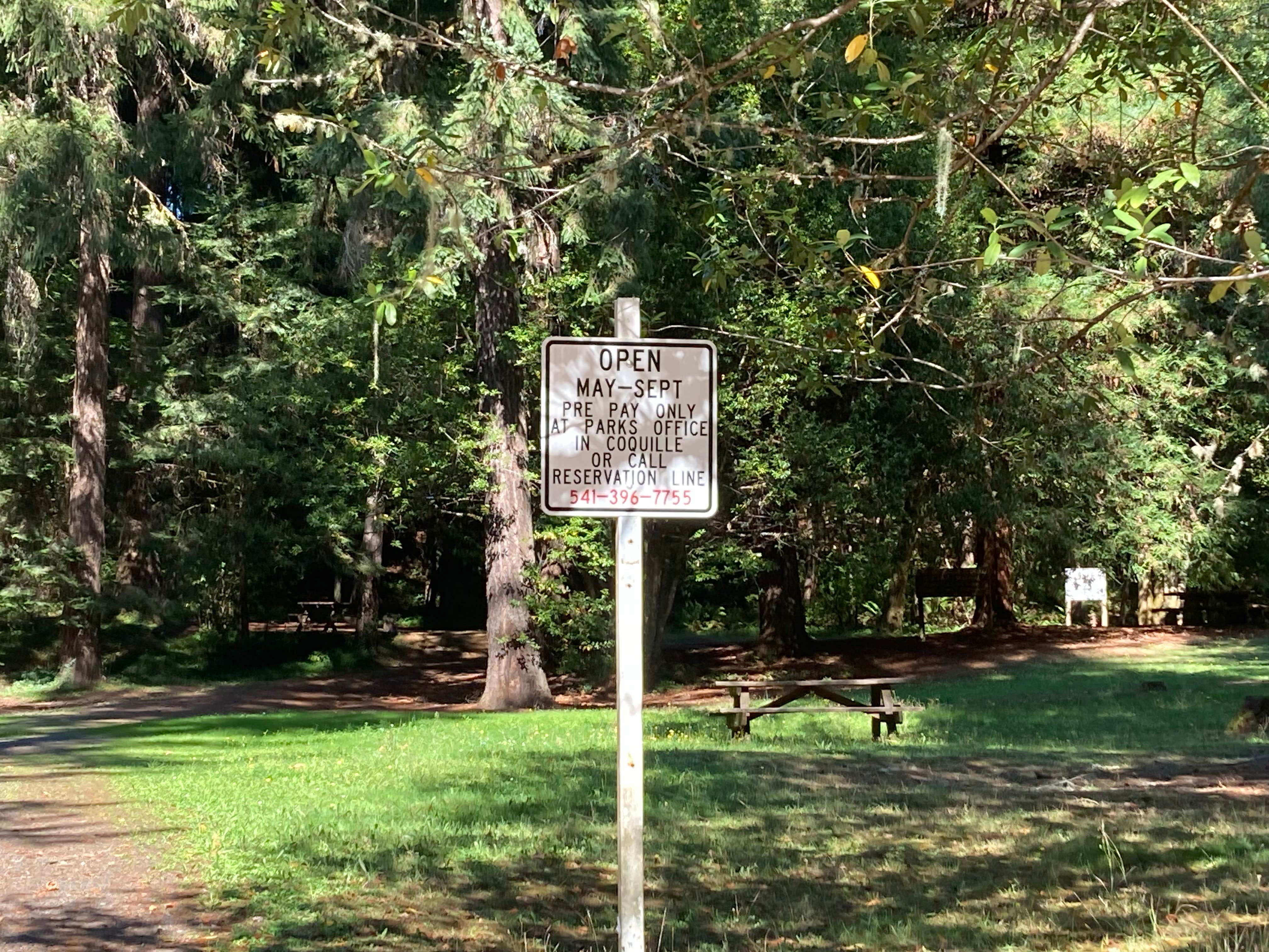 Camper-submitted photo at Frona County Park near Camas Valley, OR