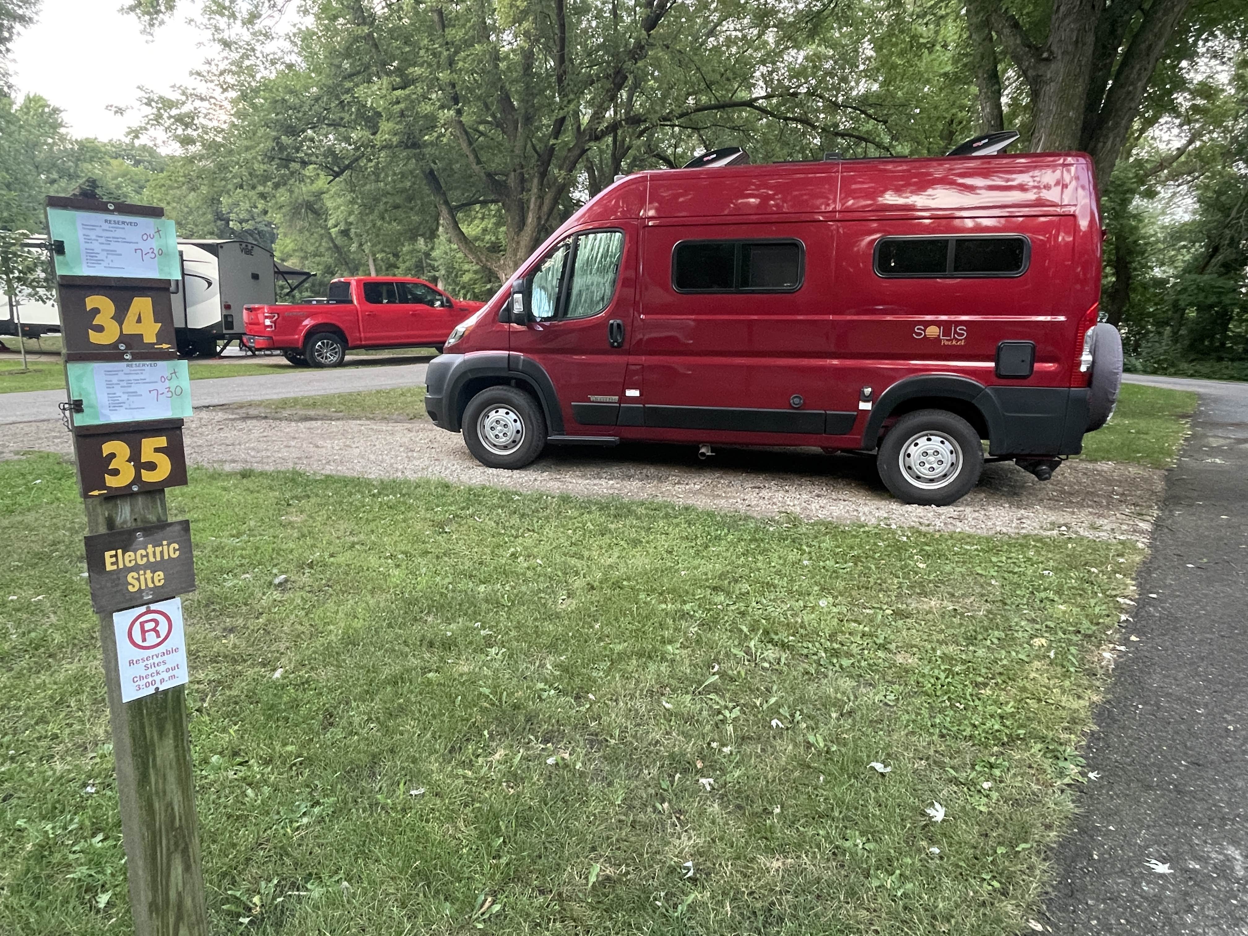 Lee D.'s photo of rv camping at Clear Lake State Park Campground near Hayward, MN