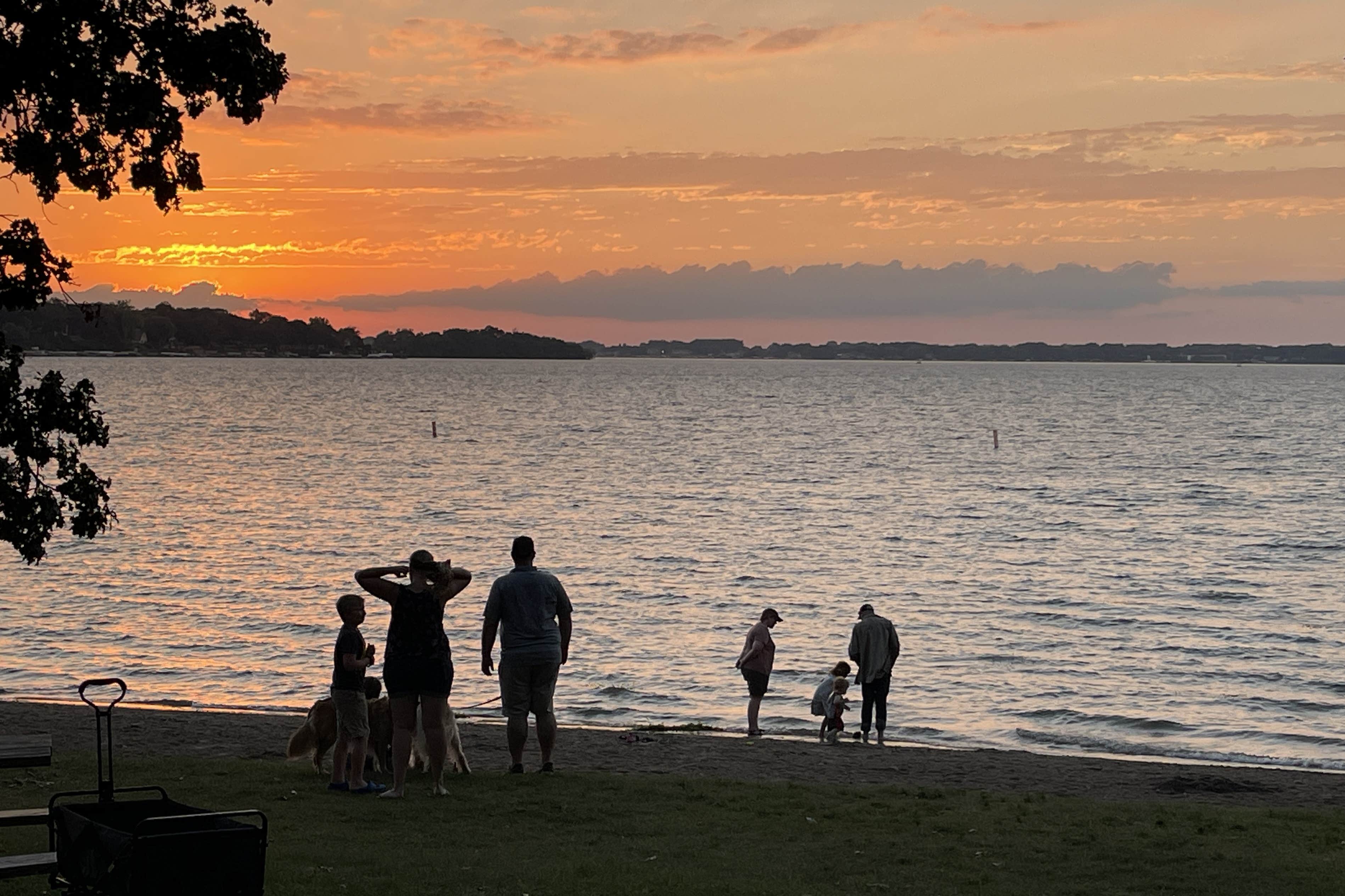 Lee D.'s photo of camping with pets at Clear Lake State Park Campground near Osage, IA