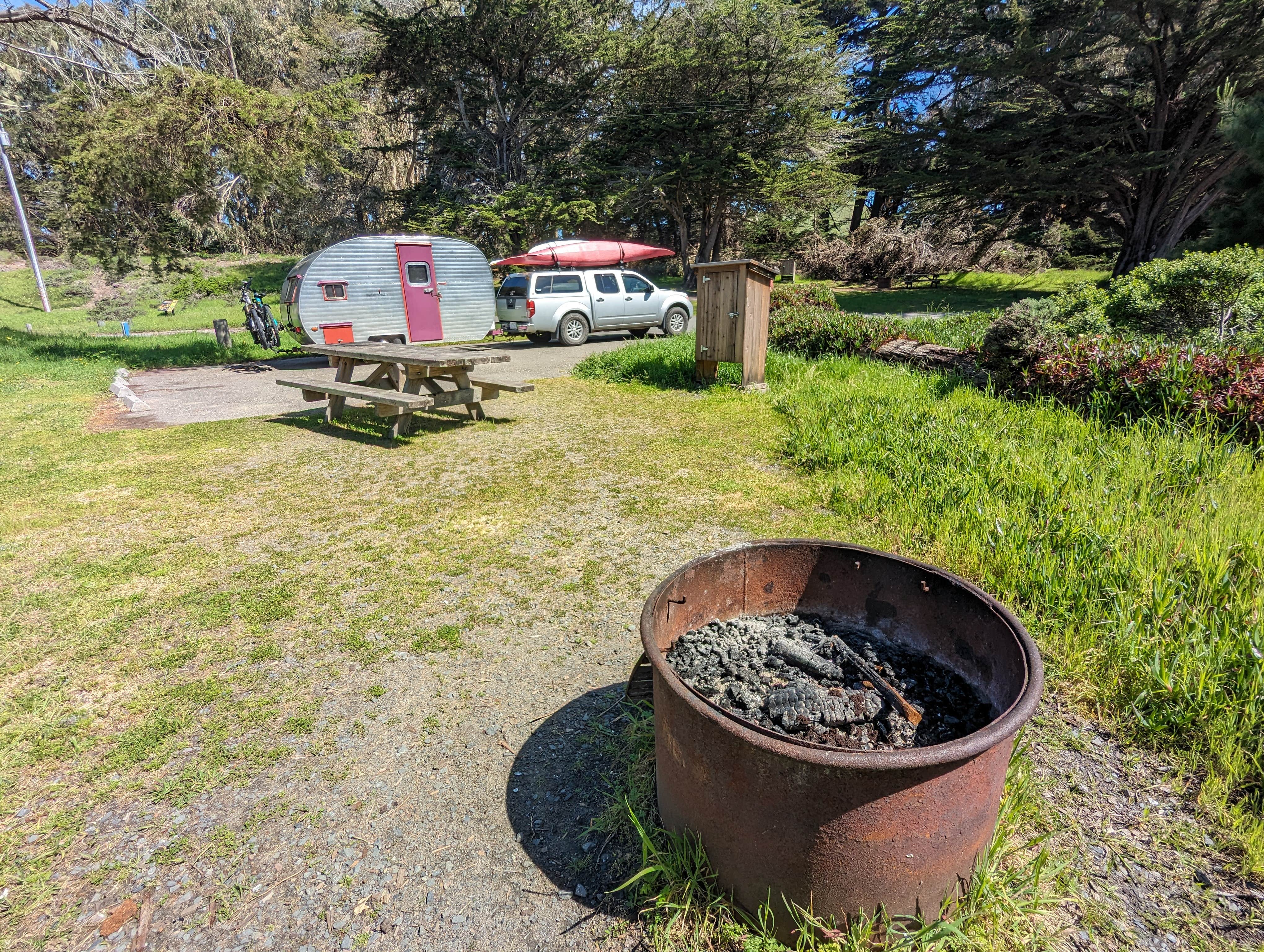 Shari  G.'s photo of rv camping at Bodega Dunes Campground — Sonoma Coast State Park near Forestville, CA