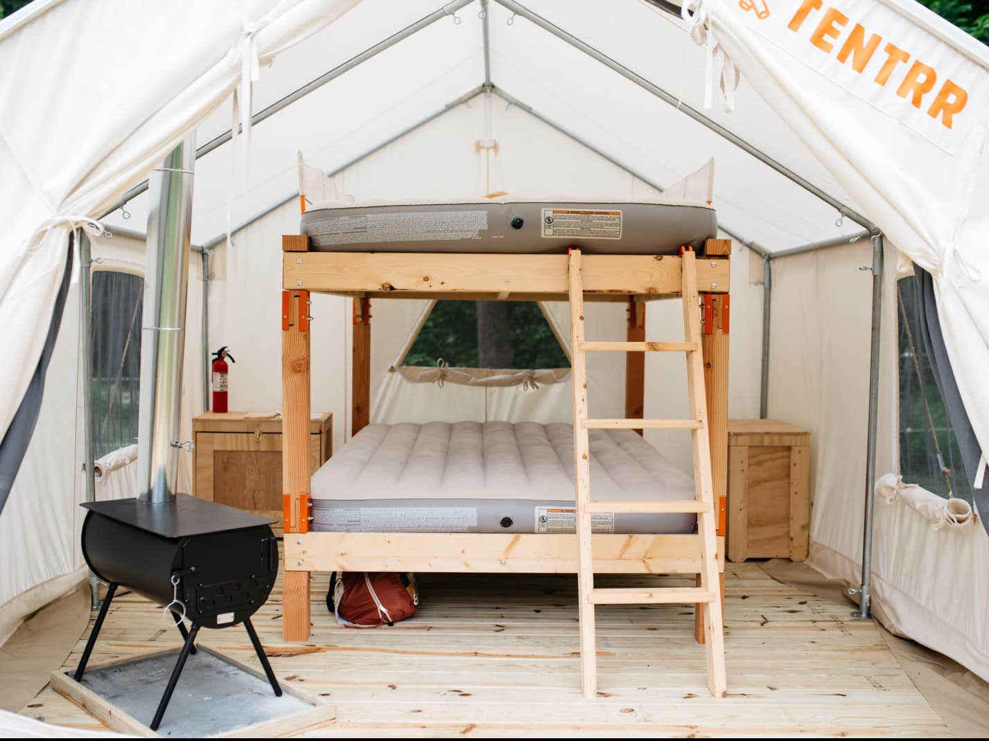 The Dyrt's photo of glamping accommodations at Wally Meadows at Purgatory Falls near Ashby, MA