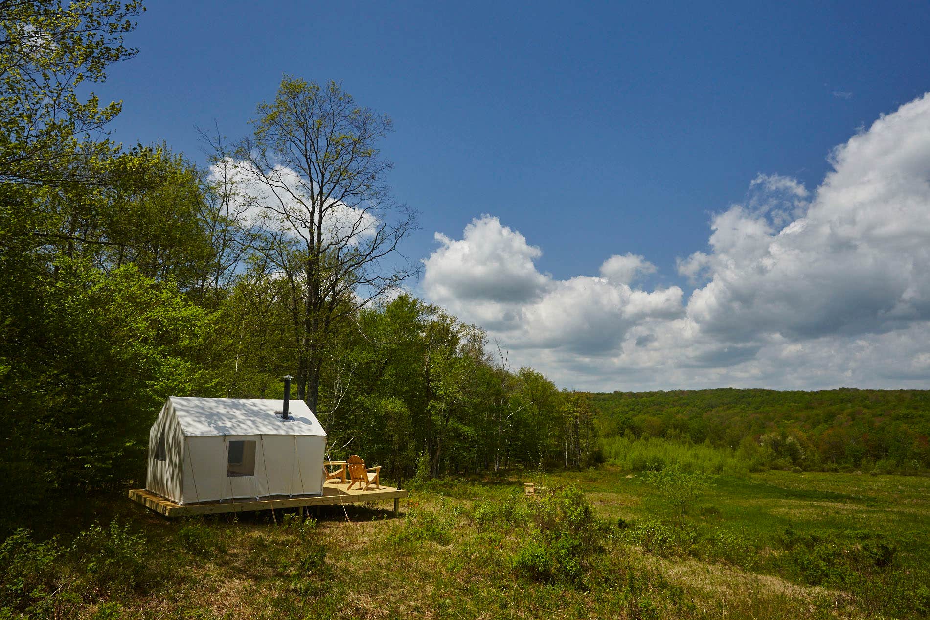 The Dyrt's photo of glamping accommodations at Camp Haven: Meadow Retreat Now Open near Livingston Manor, NY