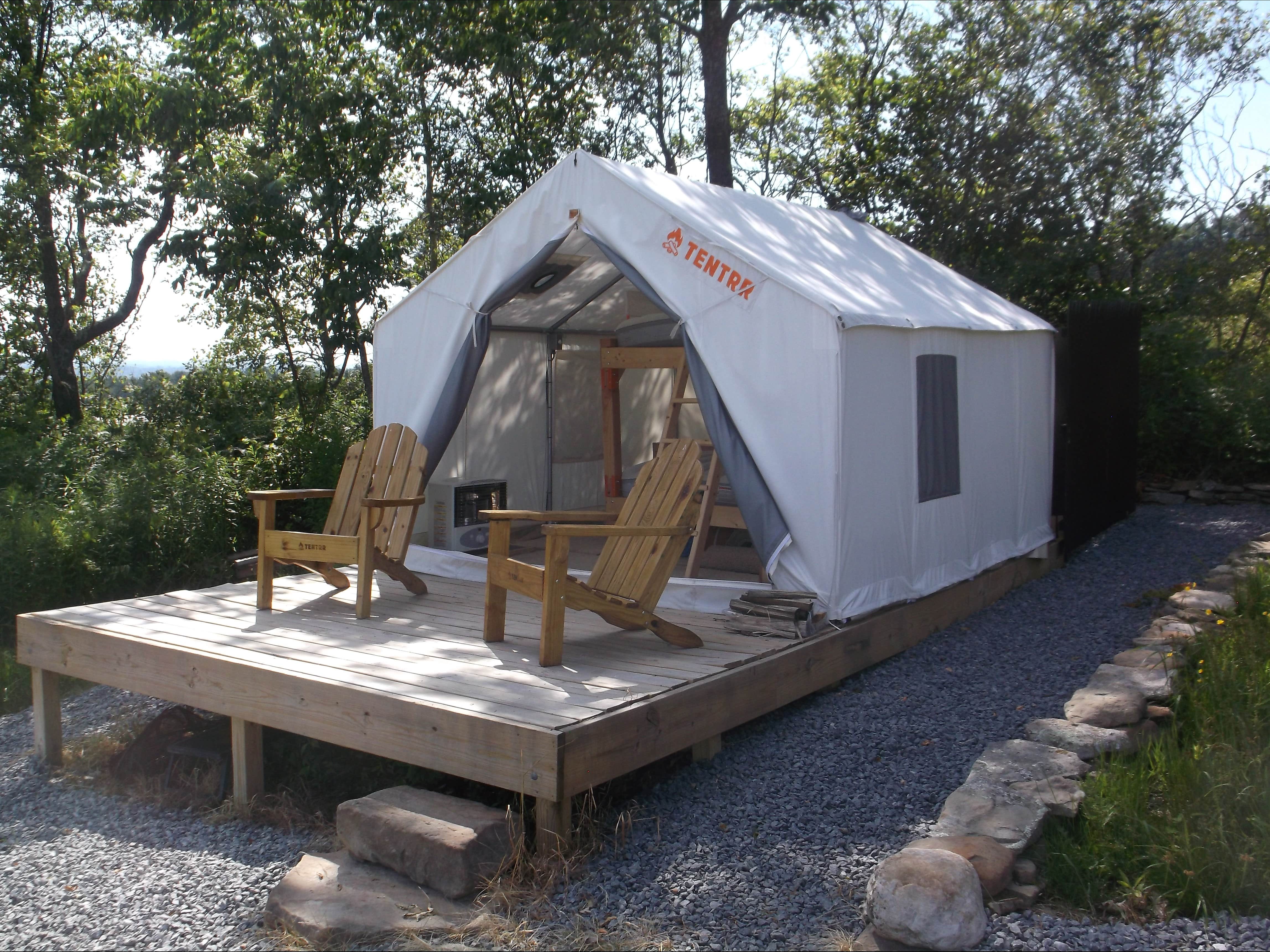 The Dyrt's photo of tent camping at Crystal Pond at Hogan's Landing near Round Lake, NY