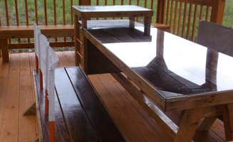 The Dyrt's photo of glamping accommodations at Crystal Pond at Hogan's Landing near Howes Cave, NY
