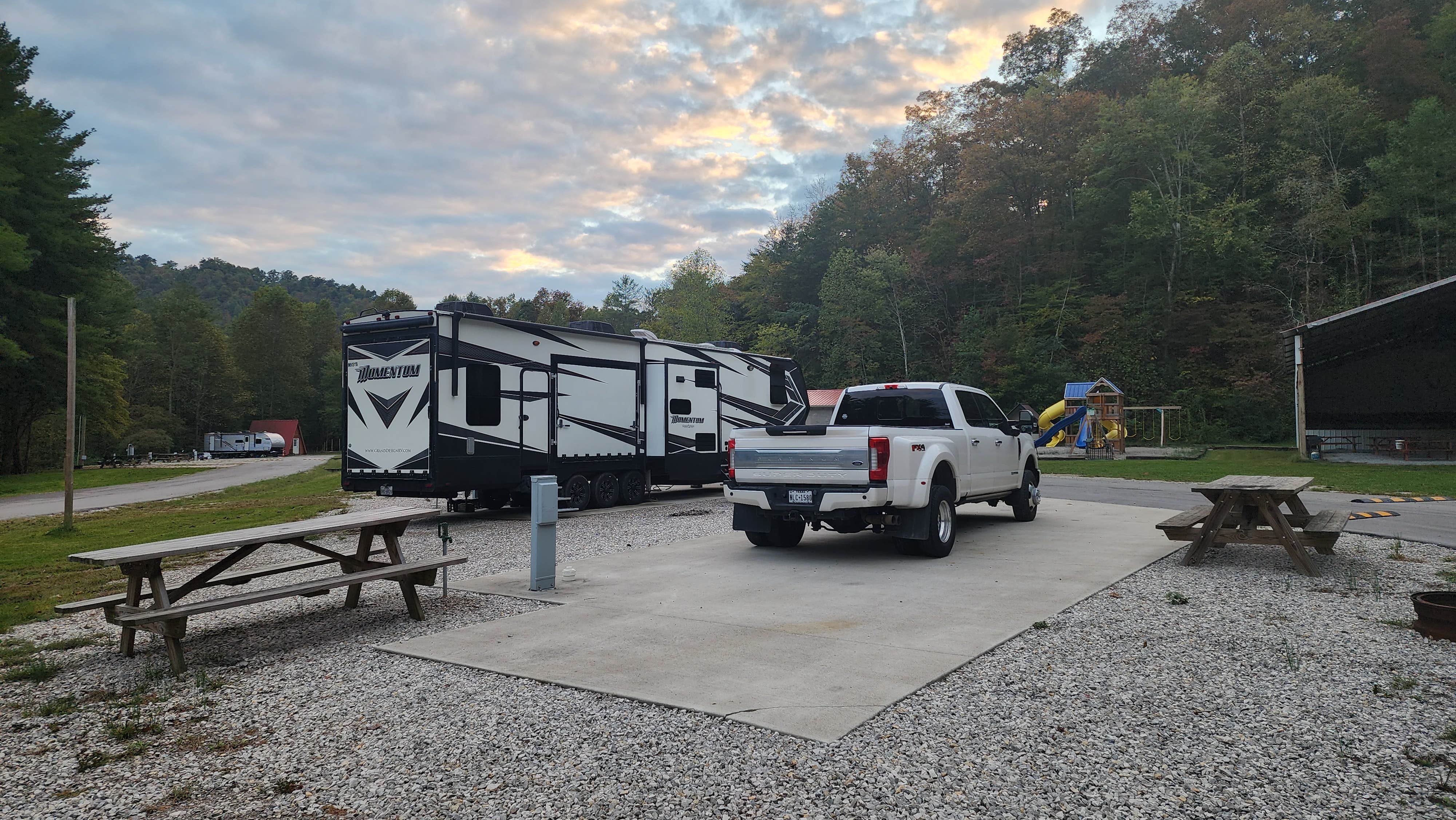 Will and Lucinda B.'s photo of rv camping at Cross Mountain Campground near Hazard, KY