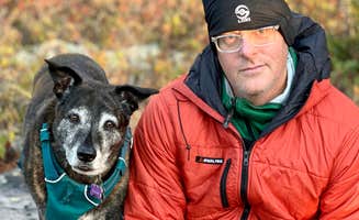 Sarah S.'s photo of camping with pets at Schoodic Woods Campground — Acadia National Park near Sorrento, ME