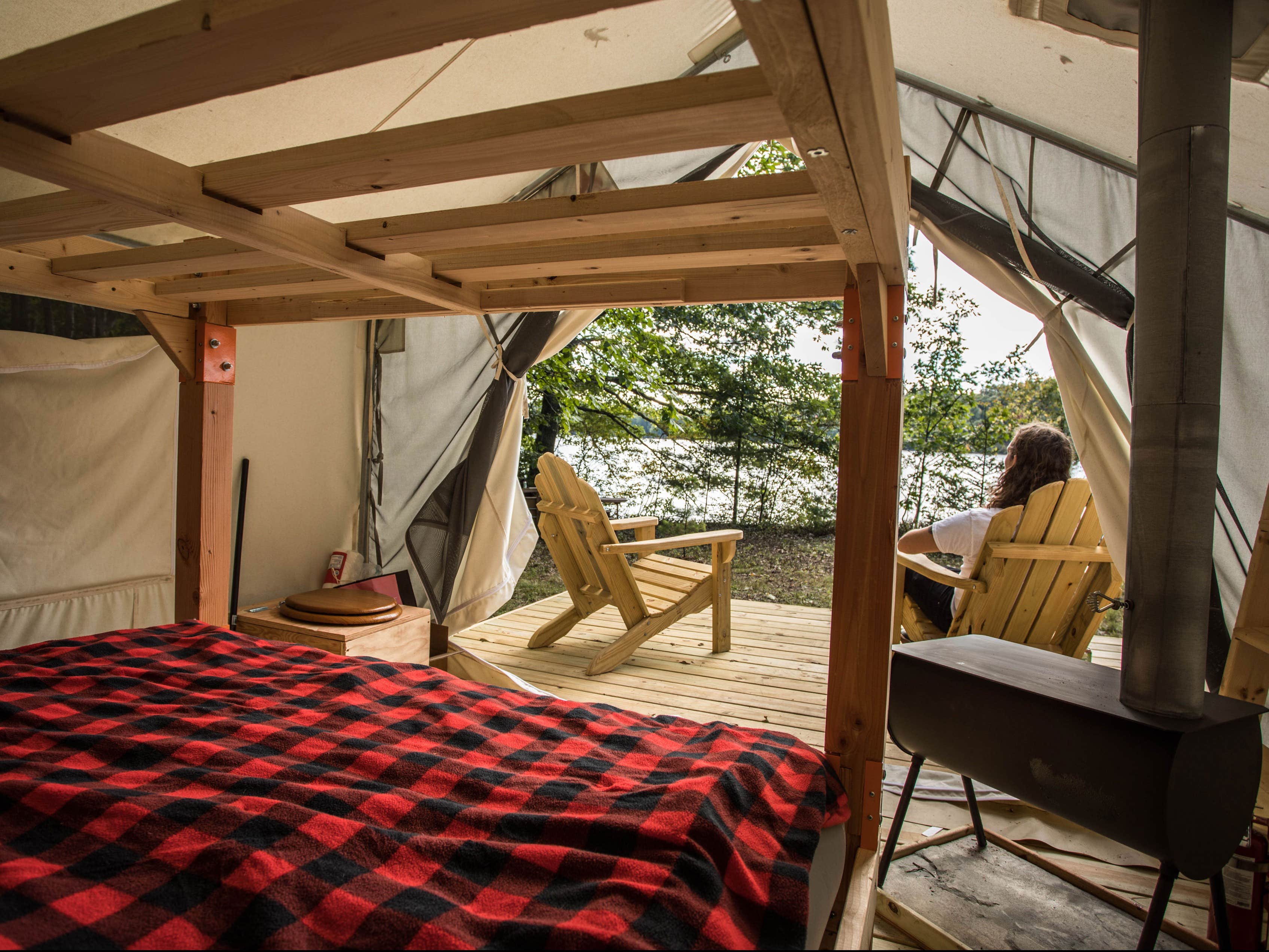 The Dyrt's photo of glamping accommodations at Verona Riverside Retreat near Winter Harbor, ME