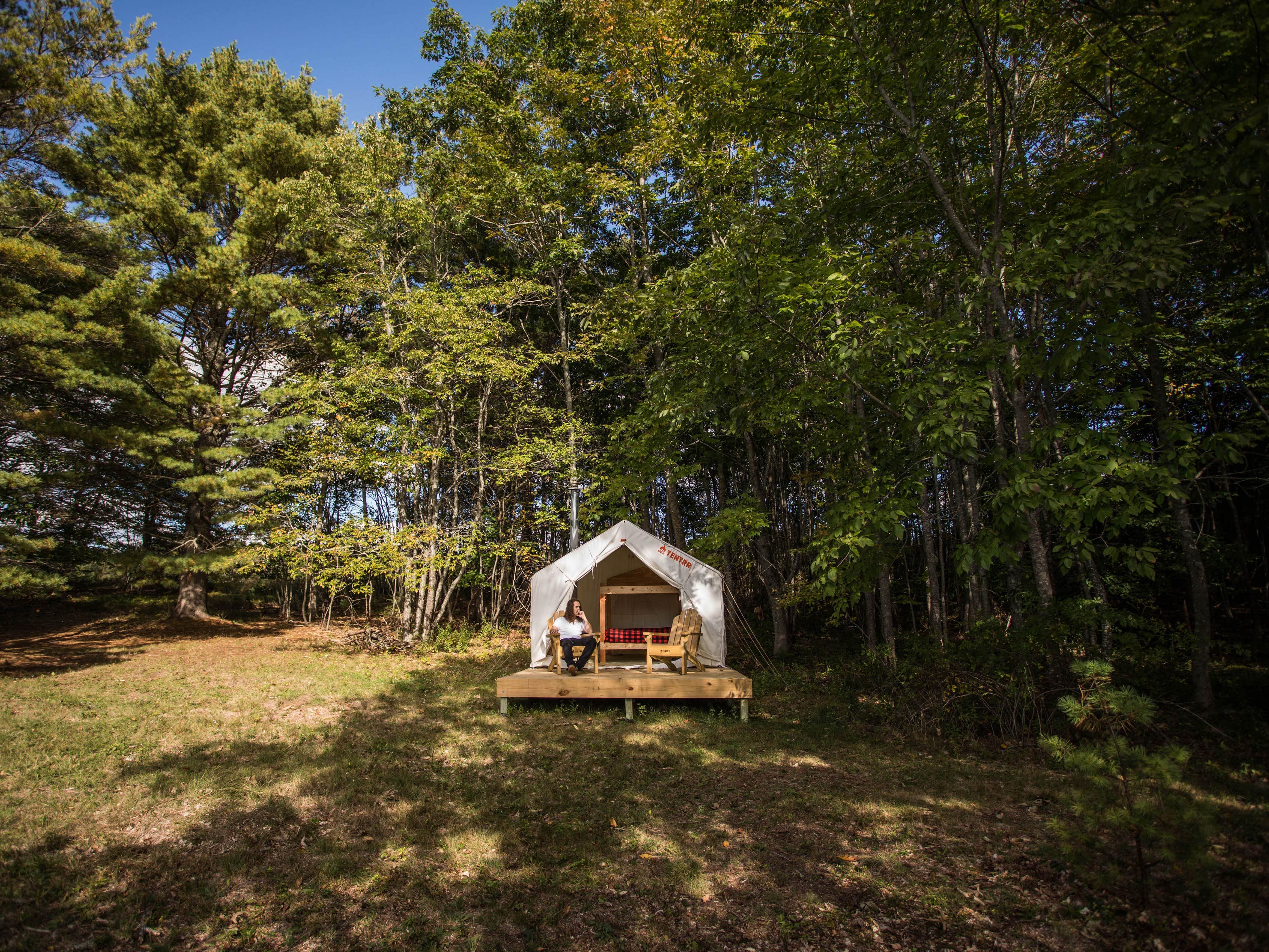 The Dyrt's photo of glamping accommodations at Verona Riverside Retreat near Sedgwick, ME