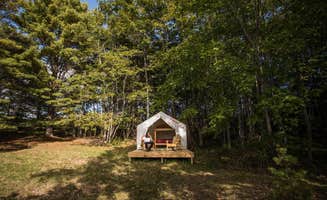 The Dyrt's photo of glamping accommodations at Verona Riverside Retreat near Unity, ME