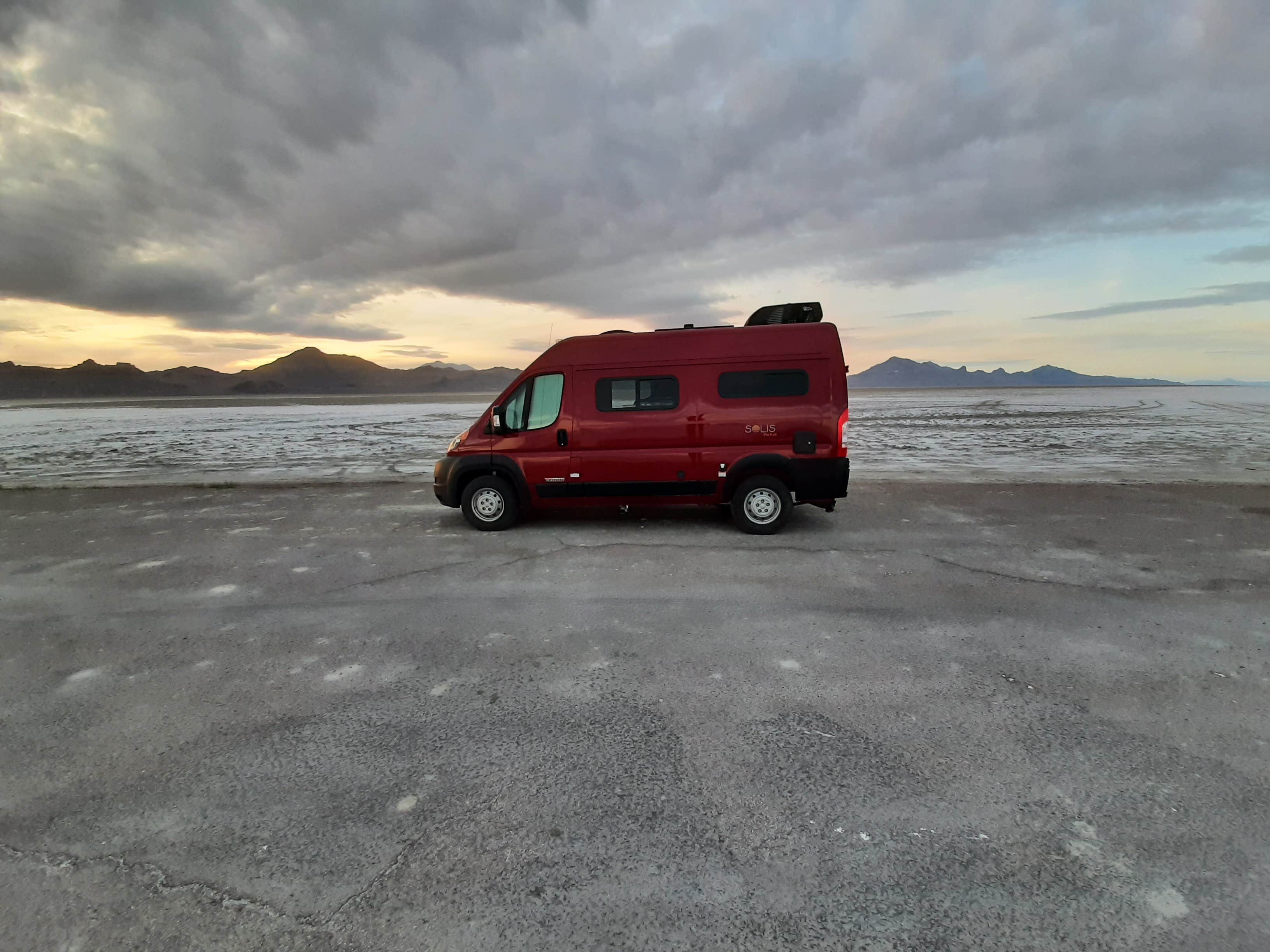 Mark M.'s photo of rv camping at Bonneville Salt Flats BLM near West Wendover, NV