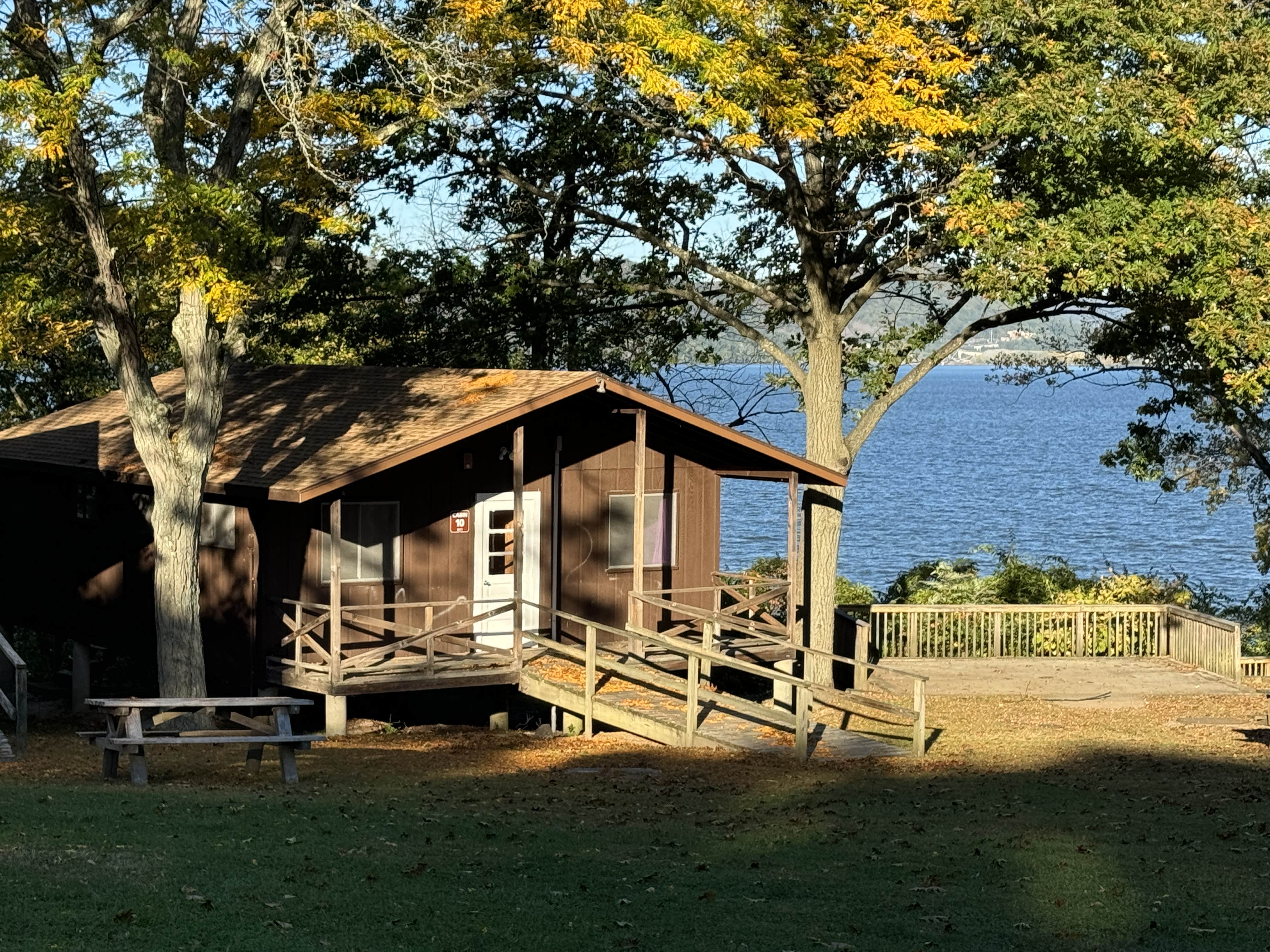 Lee D.'s photo of a cabin at Croton Point Park near Highland, NY