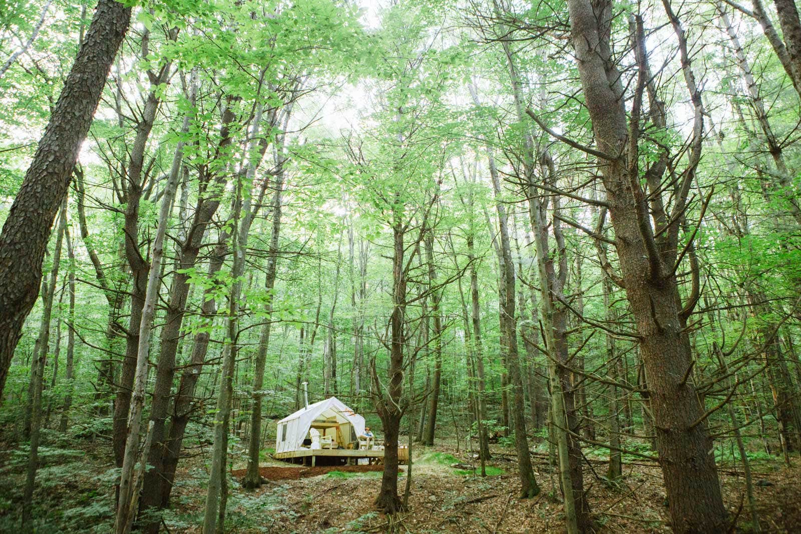 The Dyrt's photo of glamping accommodations at Berkshire Mountain Hideaway near Chesterfield, MA
