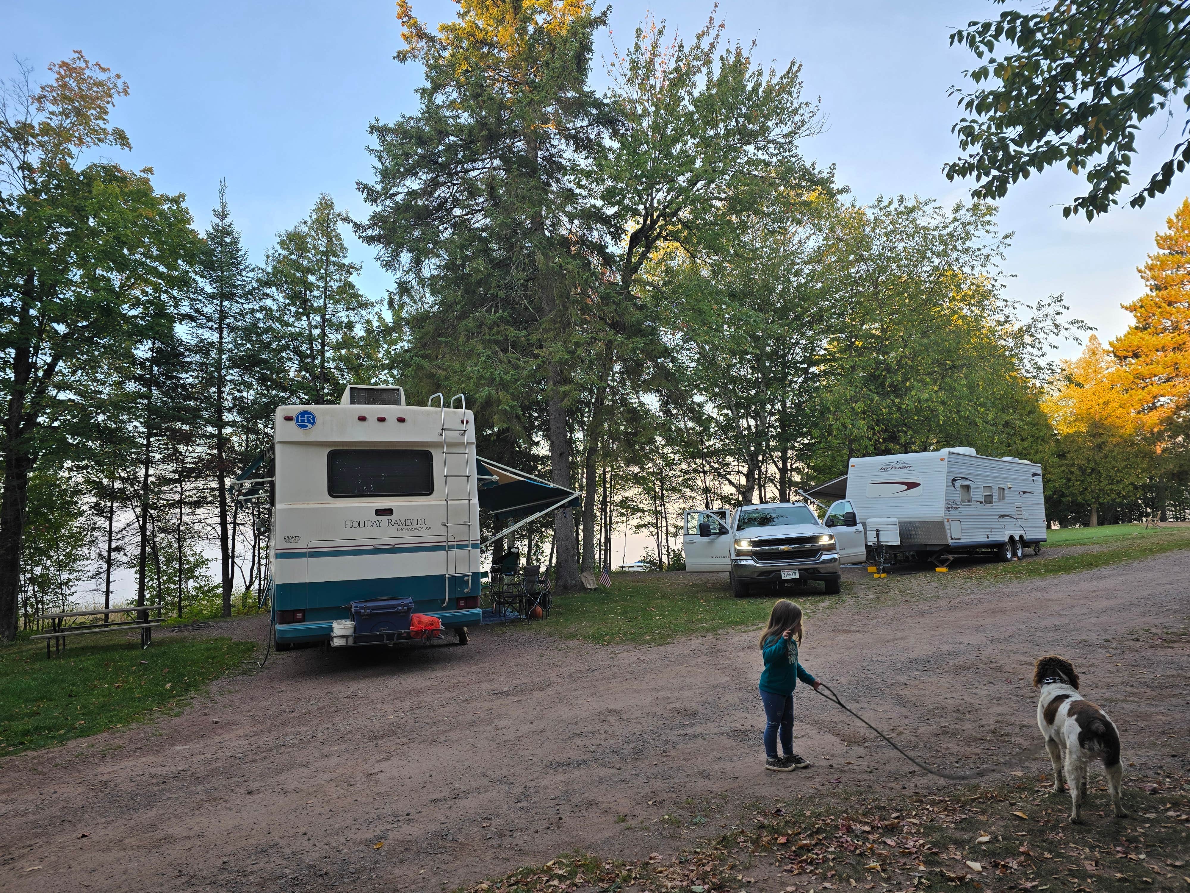 Adam A.'s photo of camping with pets at Wildwood Haven Resort and Campground near Ironwood, MI