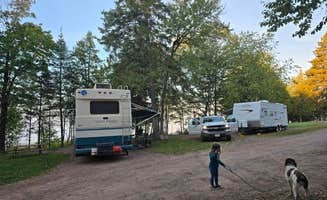 Adam A.'s photo of camping with pets at Wildwood Haven Resort and Campground near Chequamegon-Nicolet NF