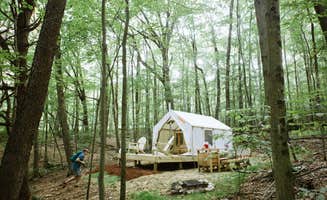The Dyrt's photo of glamping accommodations at Berkshire Mountain Hideaway near Drury, MA