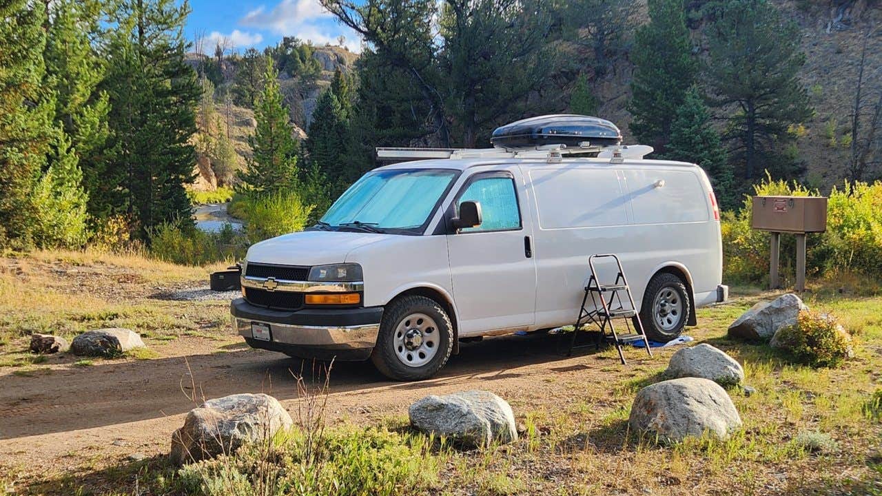 Fred S.'s photo of rv camping at Horse Creek Campground near Dubois, WY