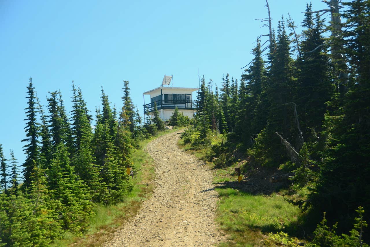Camper-submitted photo at Lunch Peak Lookout near Naples, ID